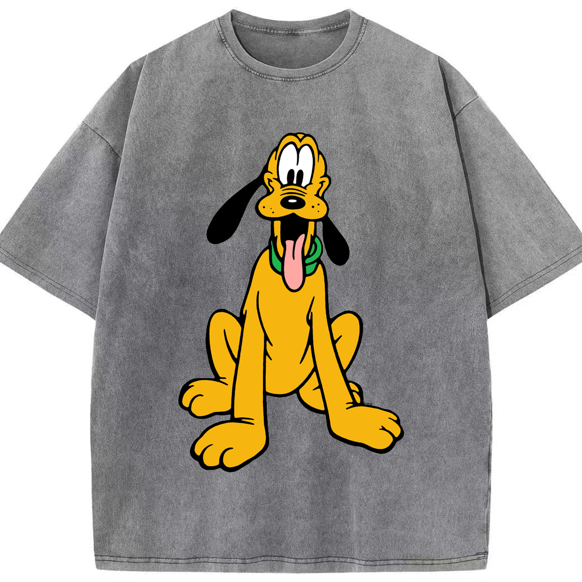 （画像用） ミッキーマウス Mickey Mouse 綿100% ヴィンテージ風 半袖Tシャツ（フロントプリント）