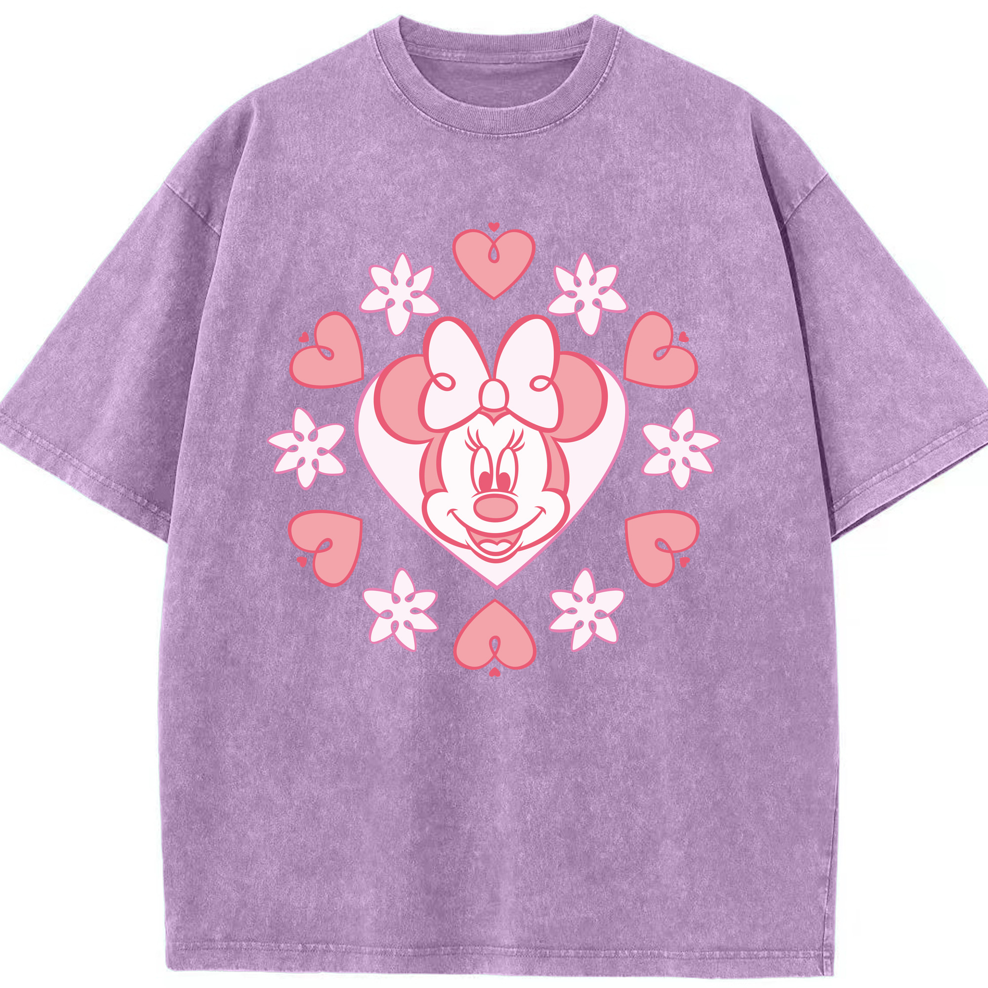（画像用） ミッキーマウス Mickey Mouse 綿100% ヴィンテージ風 半袖Tシャツ（フロントプリント）