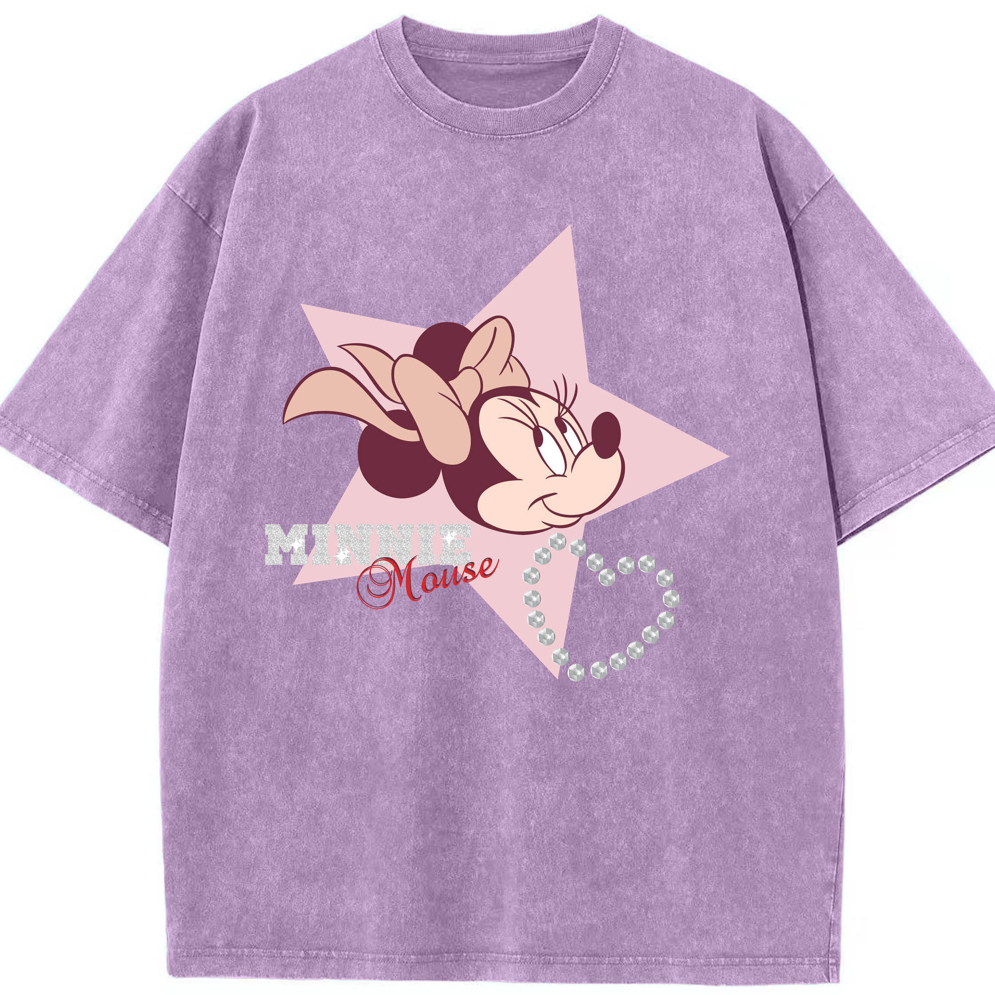（画像用） ミッキーマウス Mickey Mouse 綿100% ヴィンテージ風 半袖Tシャツ（フロントプリント）