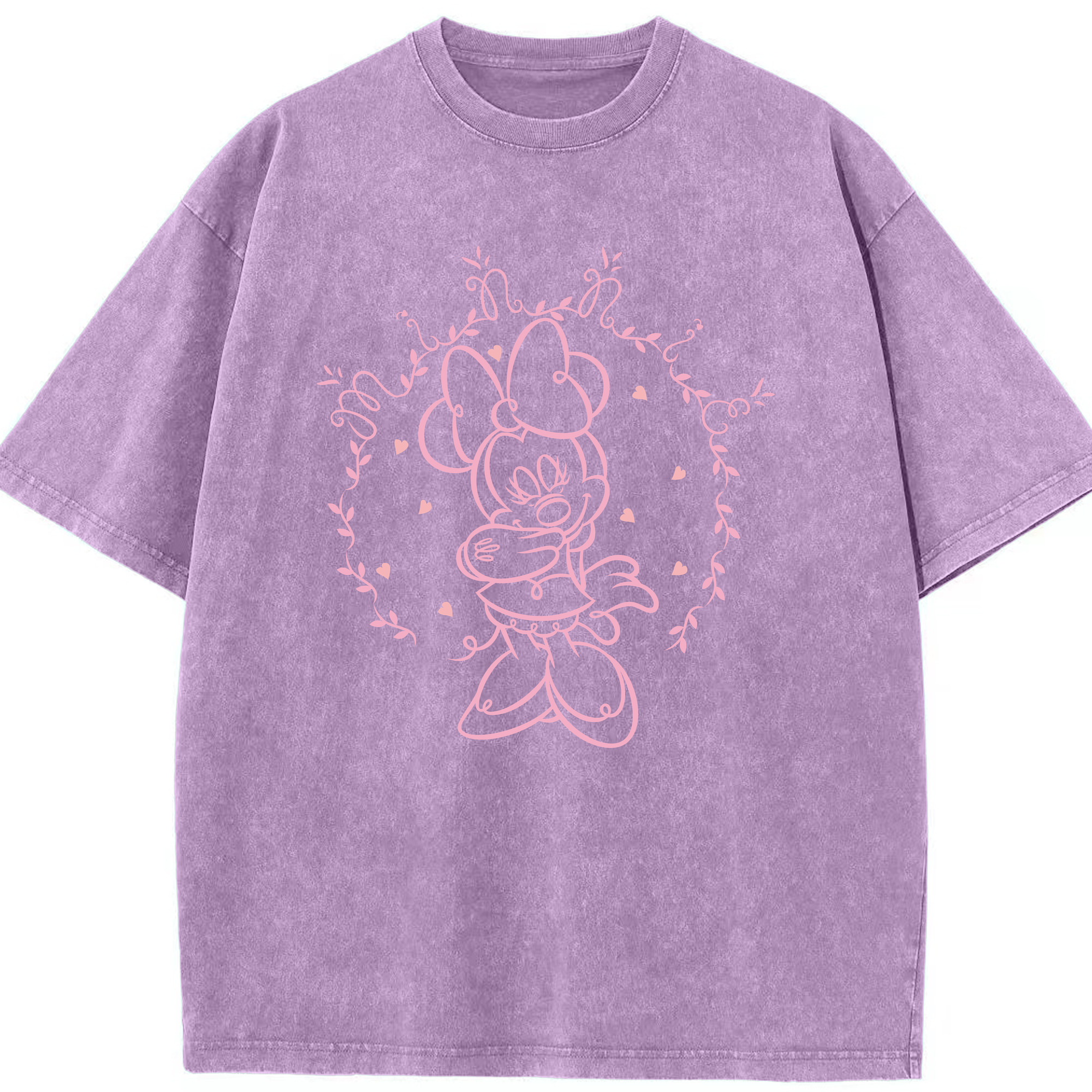 （画像用） ミッキーマウス Mickey Mouse 綿100% ヴィンテージ風 半袖Tシャツ（フロントプリント）