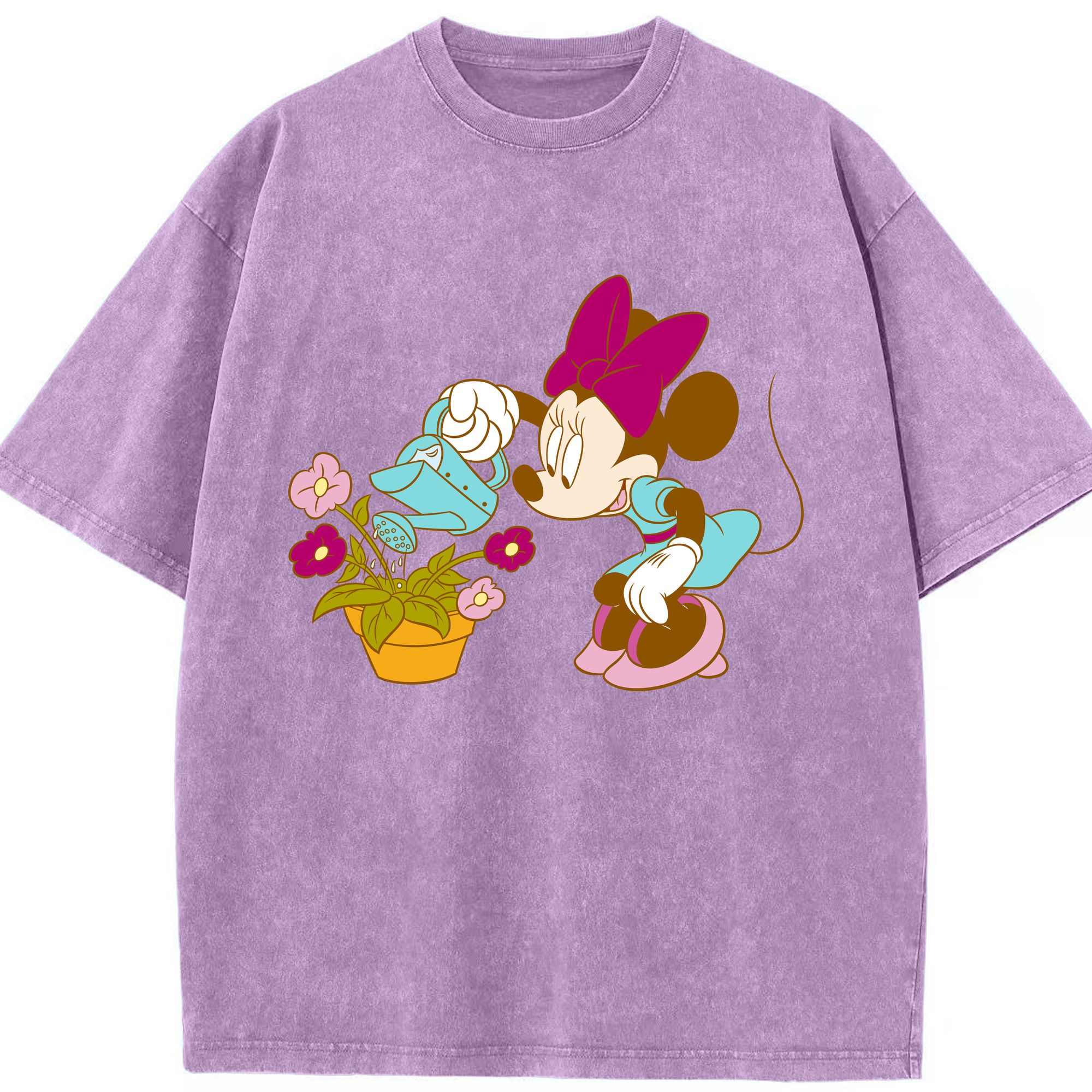 （画像用） ミッキーマウス Mickey Mouse 綿100% ヴィンテージ風 半袖Tシャツ（フロントプリント）