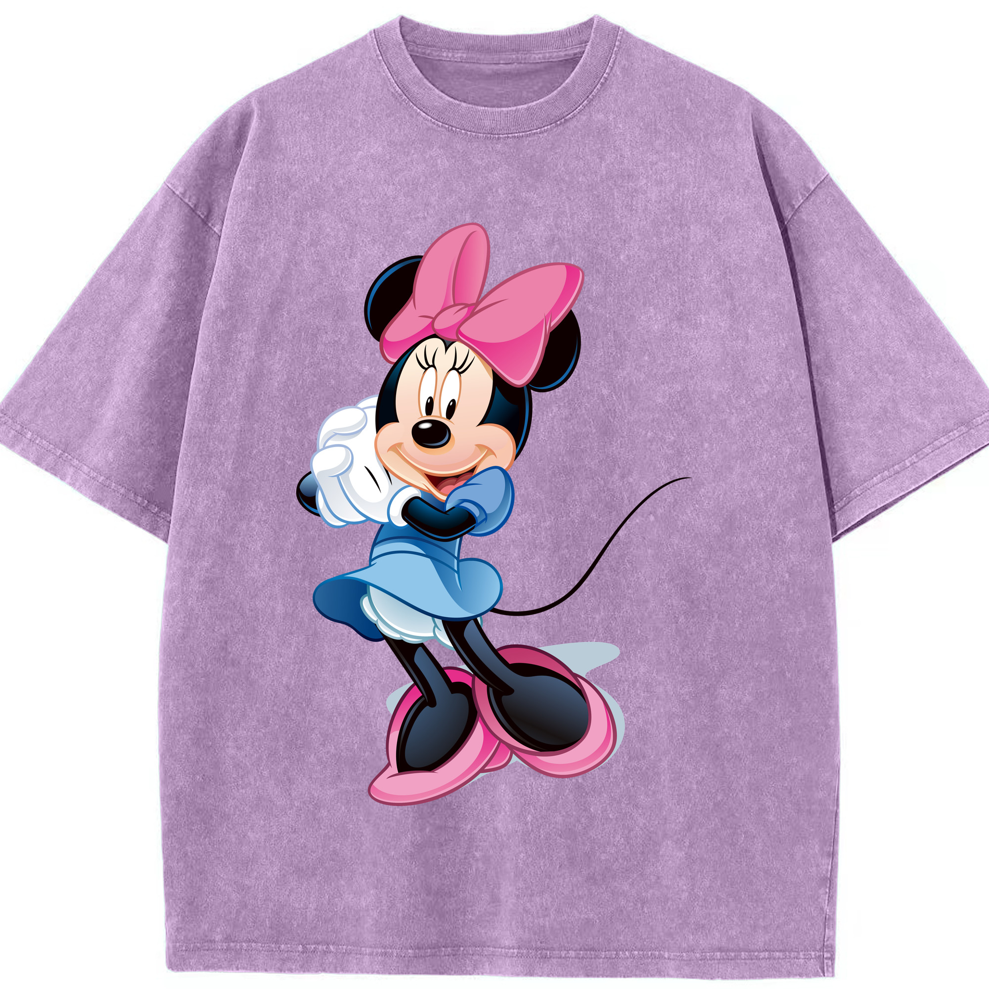 （画像用） ミッキーマウス Mickey Mouse 綿100% ヴィンテージ風 半袖Tシャツ（フロントプリント）