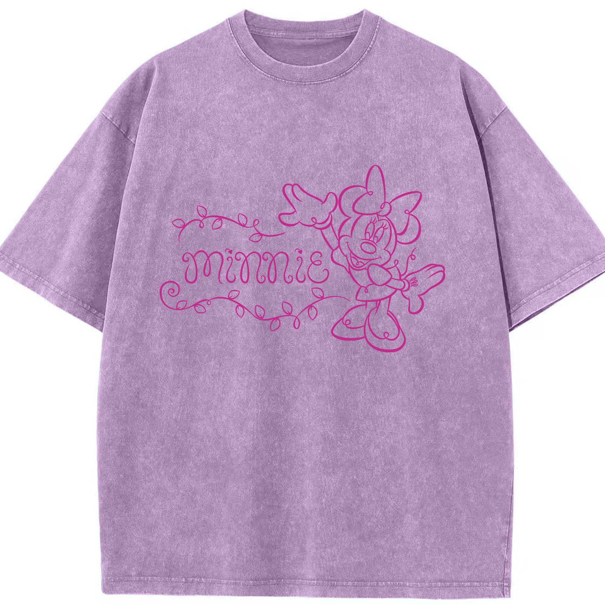 （画像用） ミッキーマウス Mickey Mouse 綿100% ヴィンテージ風 半袖Tシャツ（フロントプリント）