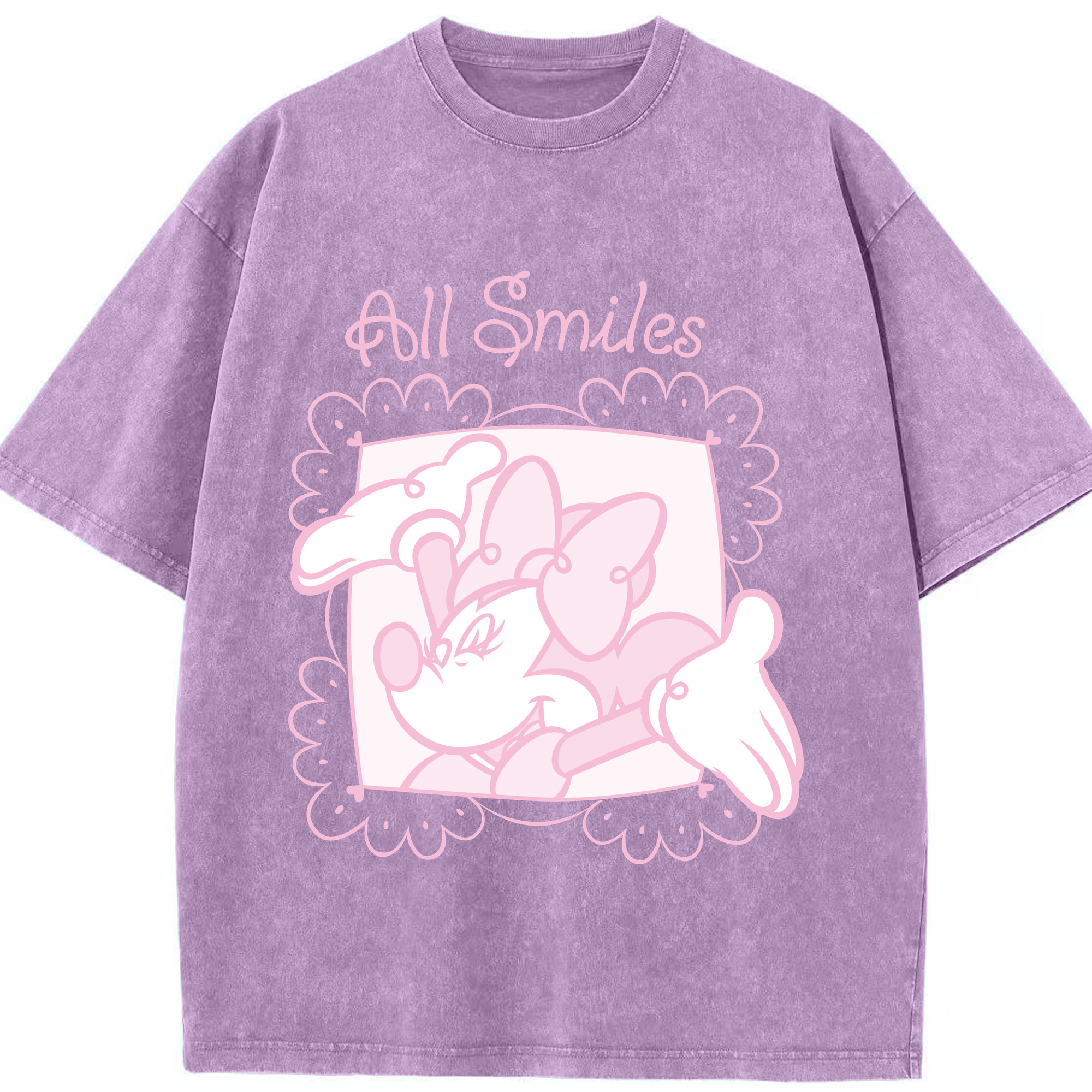 （画像用） ミッキーマウス Mickey Mouse 綿100% ヴィンテージ風 半袖Tシャツ（フロントプリント）