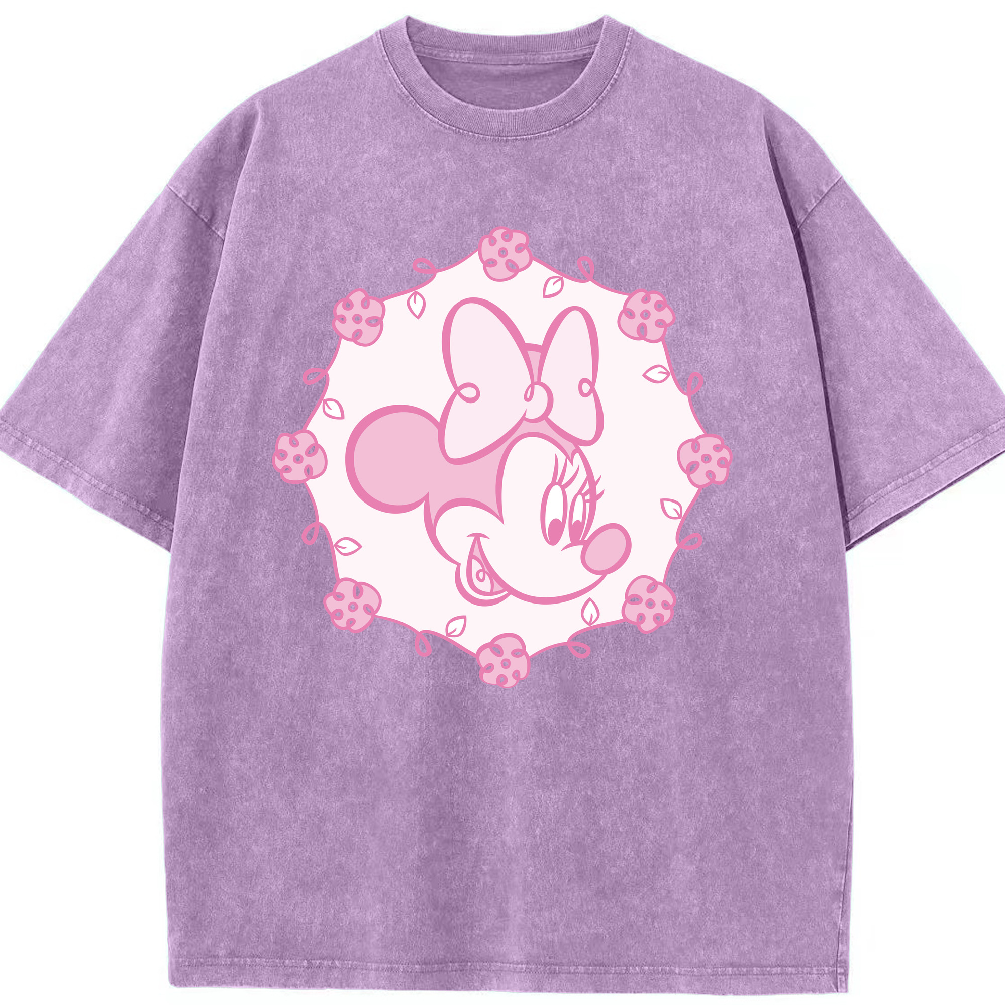 （画像用） ミッキーマウス Mickey Mouse 綿100% ヴィンテージ風 半袖Tシャツ（フロントプリント）