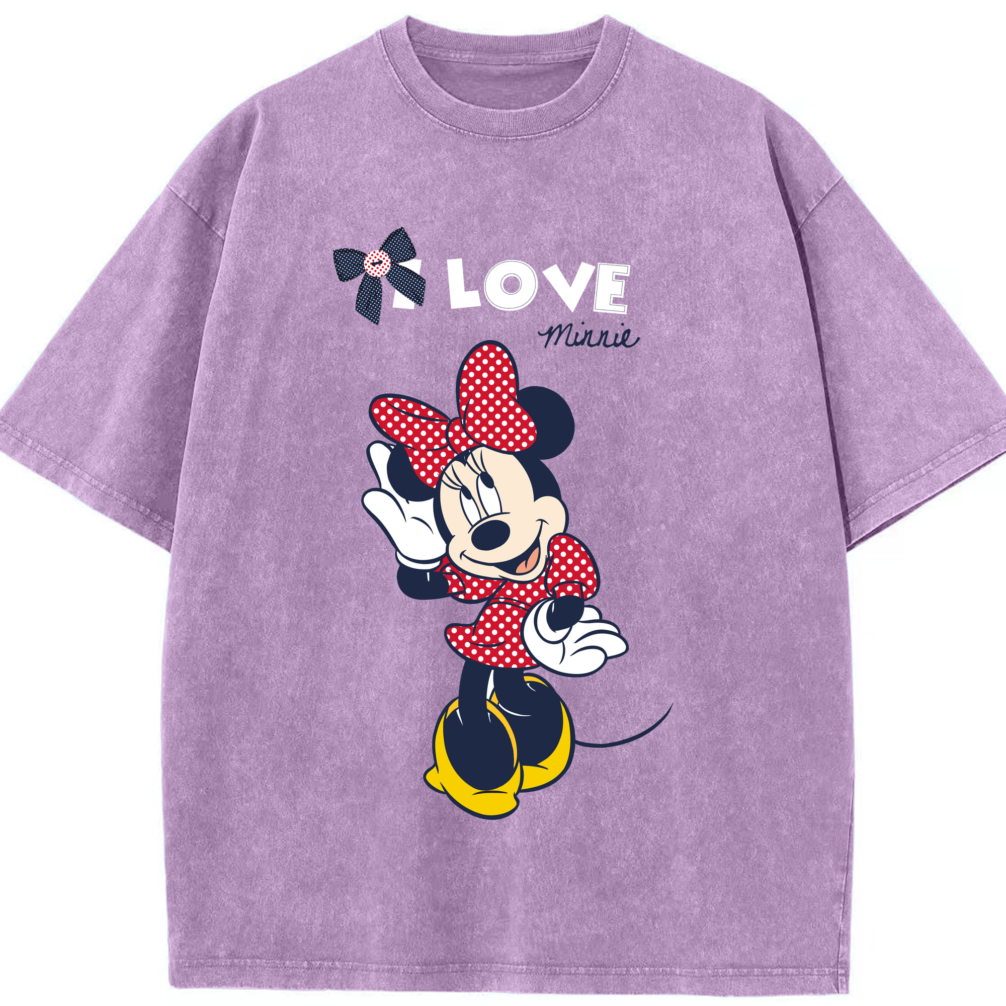 （画像用） ミッキーマウス Mickey Mouse 綿100% ヴィンテージ風 半袖Tシャツ（フロントプリント）