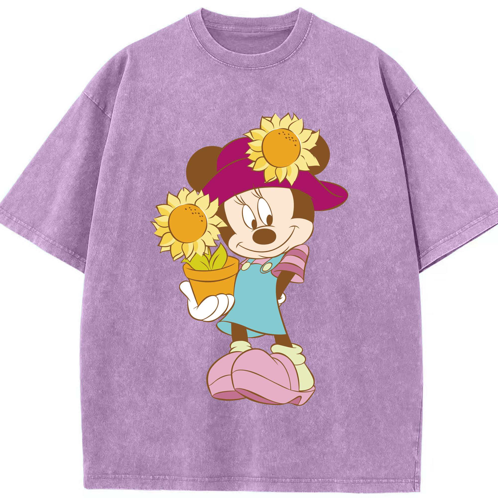 （画像用） ミッキーマウス Mickey Mouse 綿100% ヴィンテージ風 半袖Tシャツ（フロントプリント）