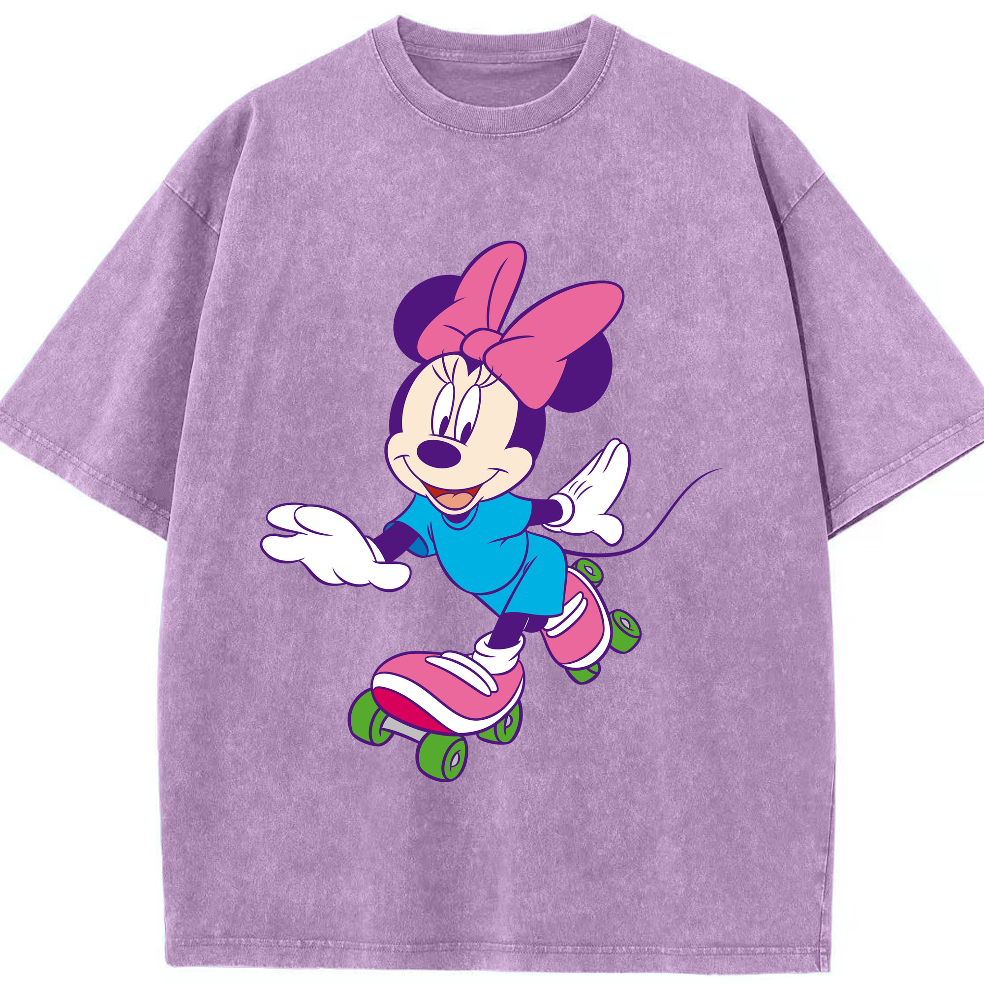 （画像用） ミッキーマウス Mickey Mouse 綿100% ヴィンテージ風 半袖Tシャツ（フロントプリント）