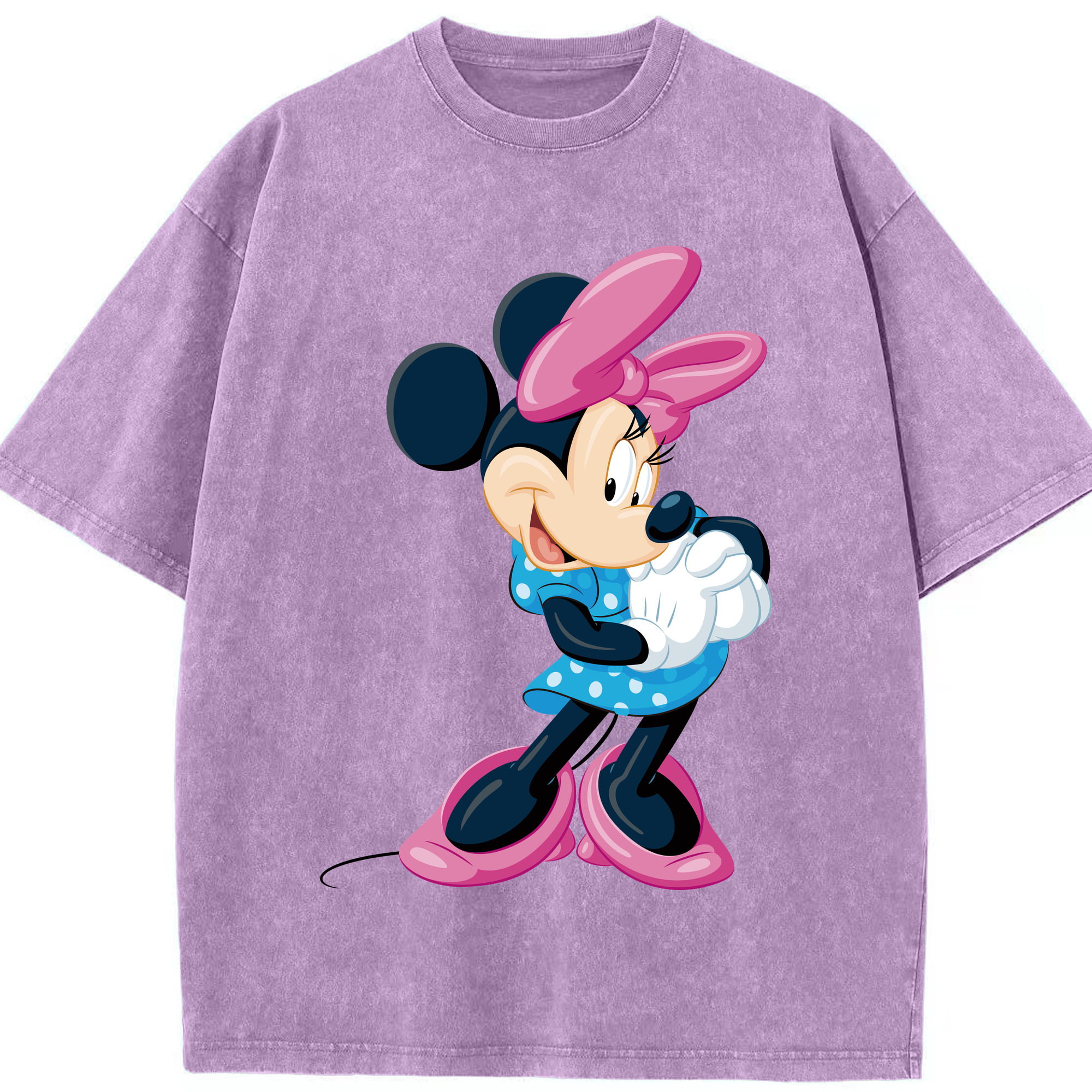 （画像用） ミッキーマウス Mickey Mouse 綿100% ヴィンテージ風 半袖Tシャツ（フロントプリント）