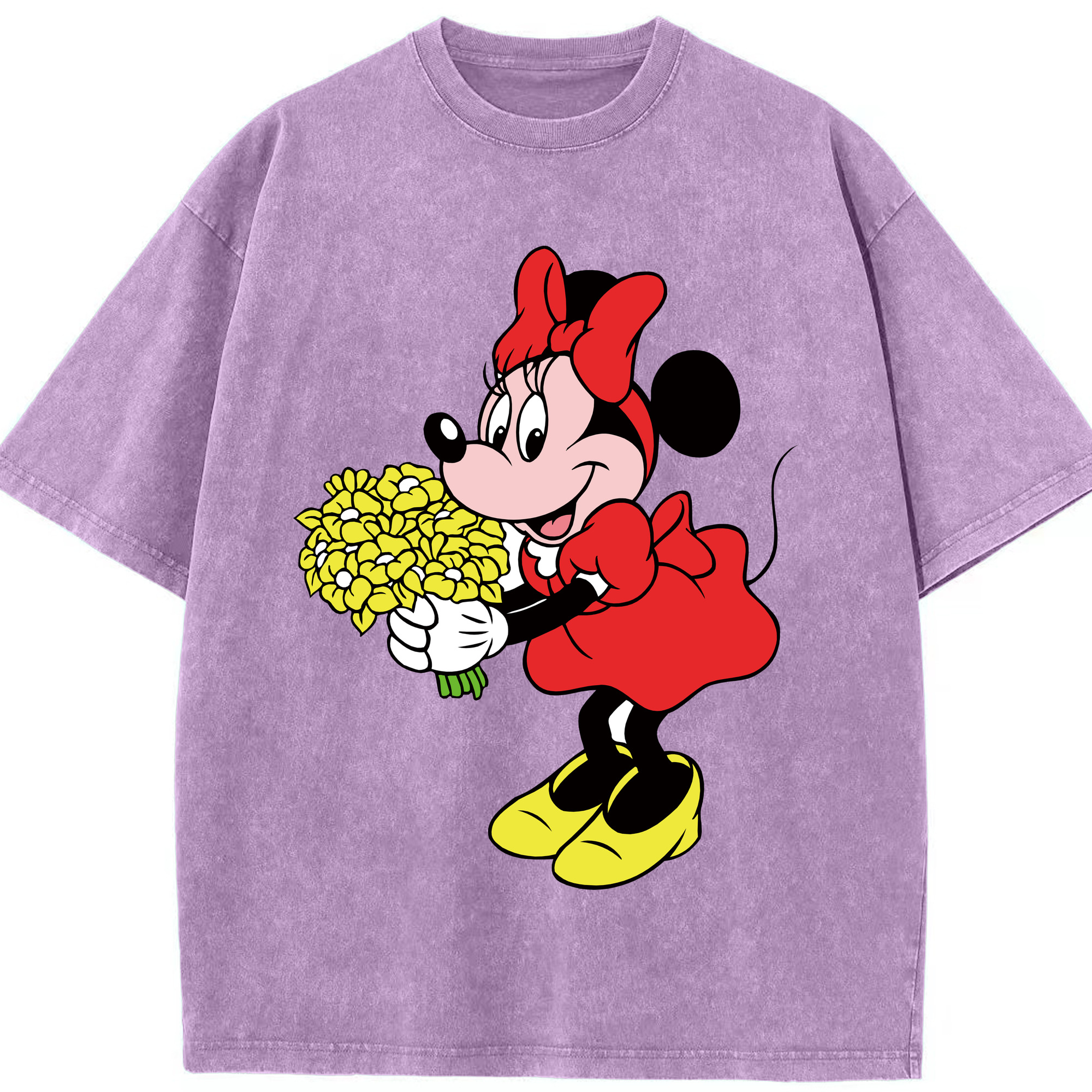 （画像用） ミッキーマウス Mickey Mouse 綿100% ヴィンテージ風 半袖Tシャツ（フロントプリント）