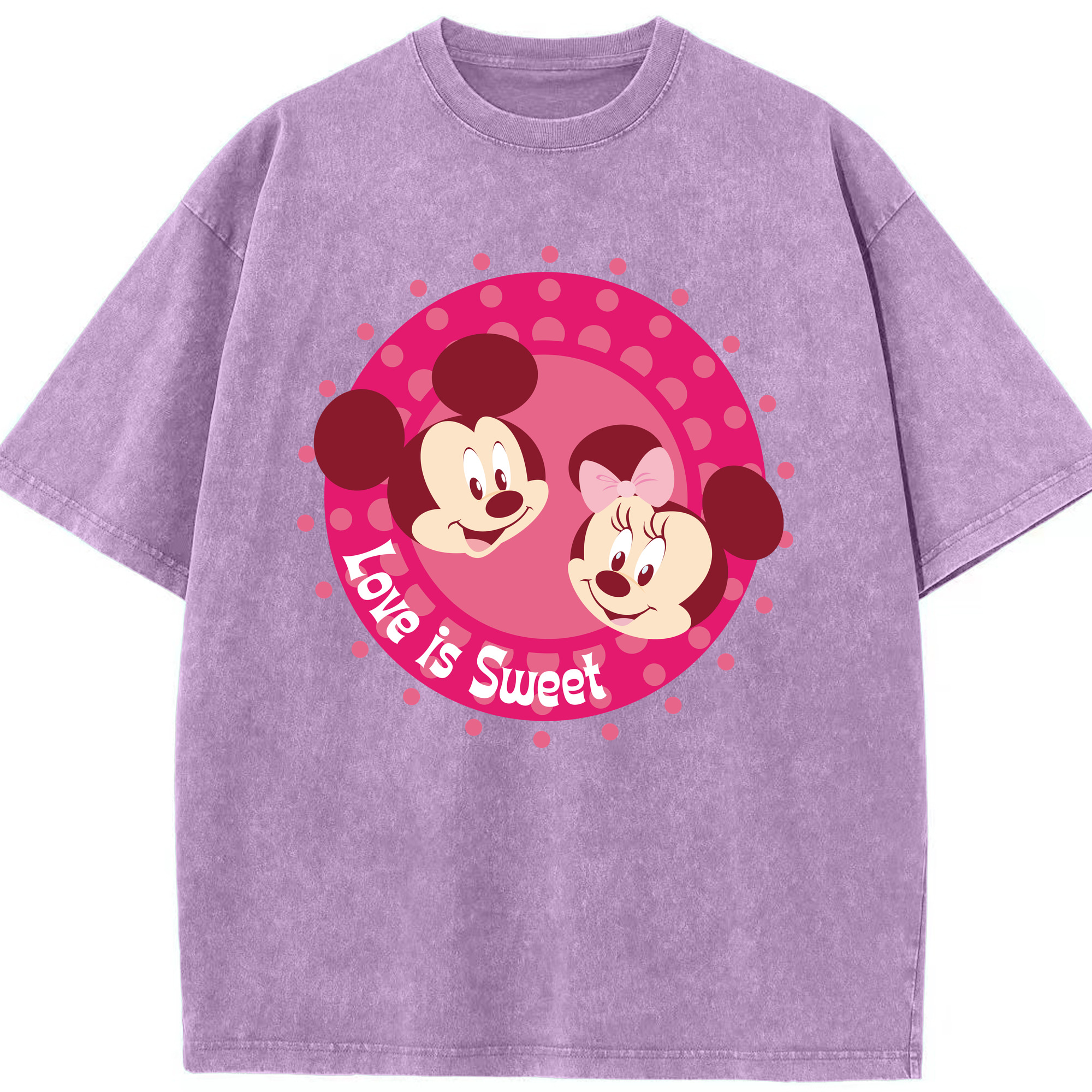 （画像用） ミッキーマウス Mickey Mouse 綿100% ヴィンテージ風 半袖Tシャツ（フロントプリント）