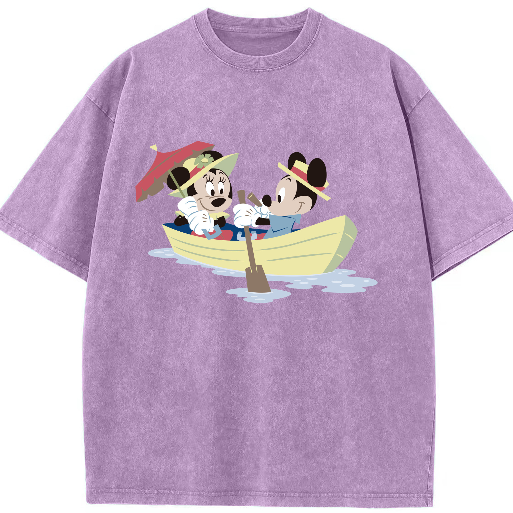 （画像用） ミッキーマウス Mickey Mouse 綿100% ヴィンテージ風 半袖Tシャツ（フロントプリント）