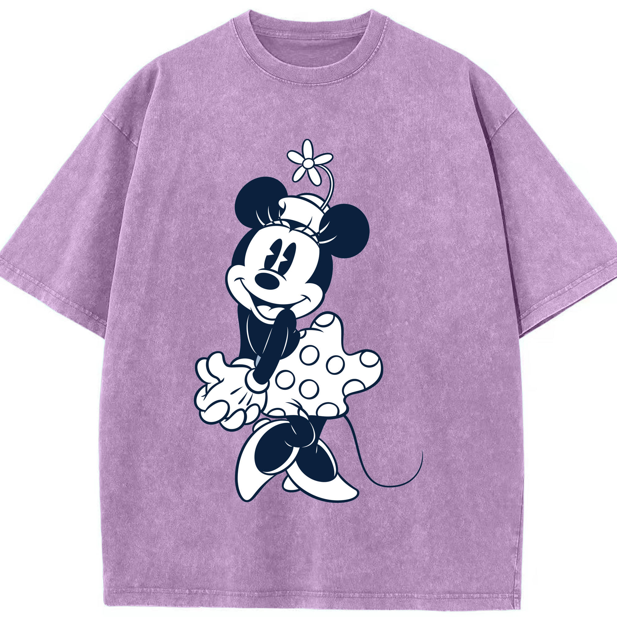 （画像用） ミッキーマウス Mickey Mouse 綿100% ヴィンテージ風 半袖Tシャツ（フロントプリント）