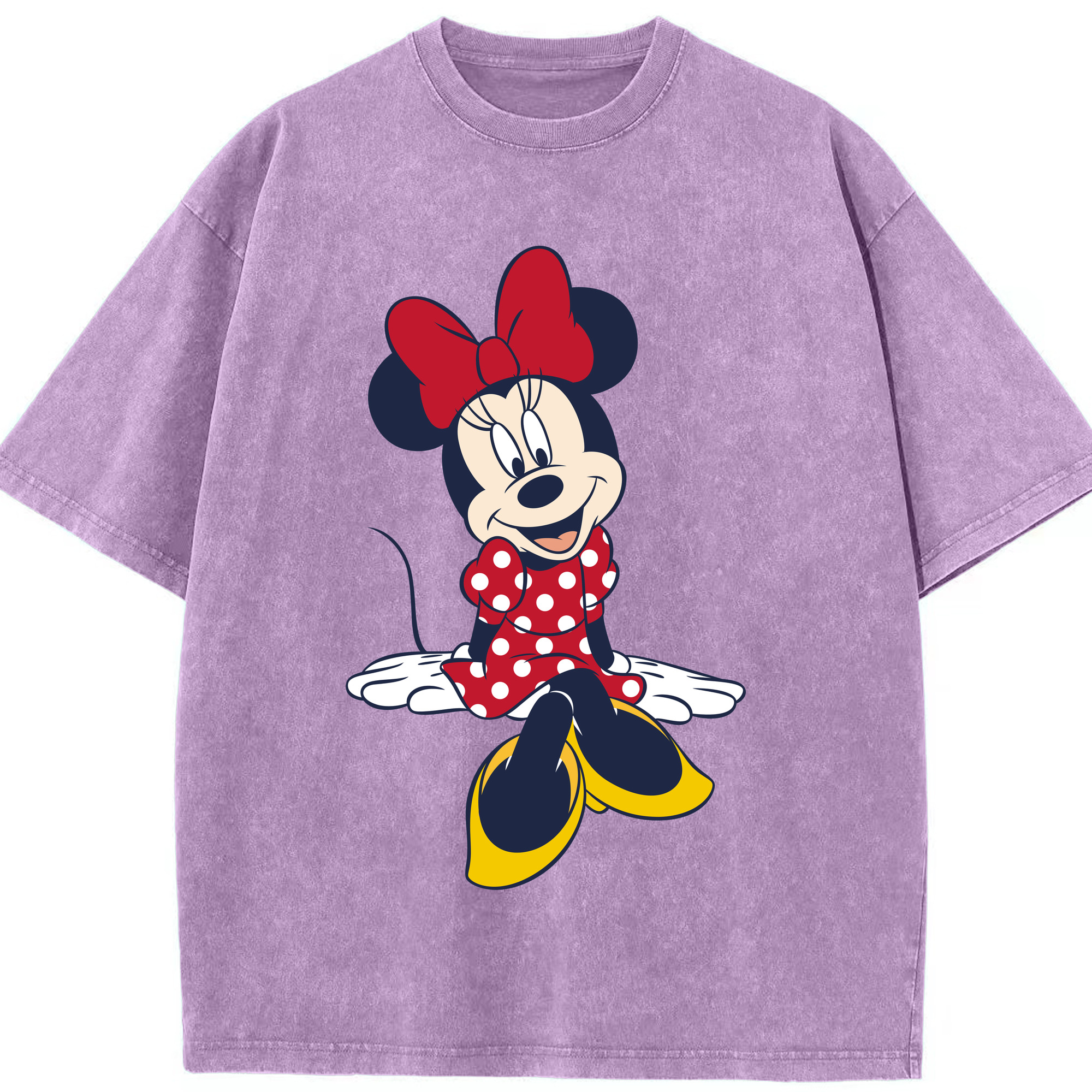 （画像用） ミッキーマウス Mickey Mouse 綿100% ヴィンテージ風 半袖Tシャツ（フロントプリント）
