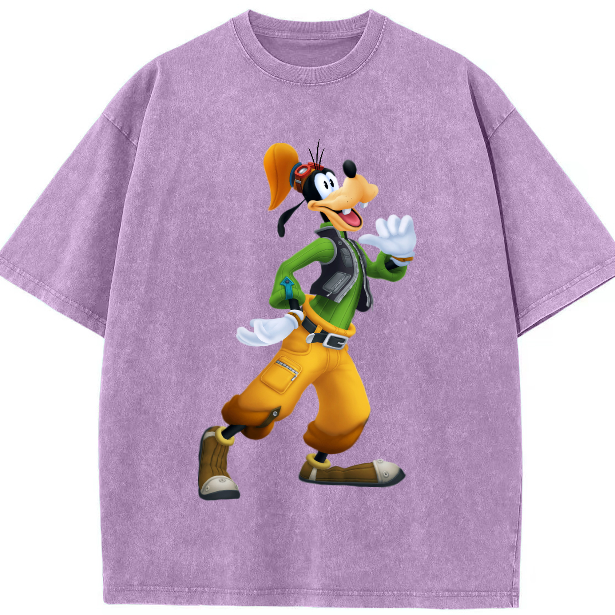 （画像用） ミッキーマウス Mickey Mouse 綿100% ヴィンテージ風 半袖Tシャツ（フロントプリント）
