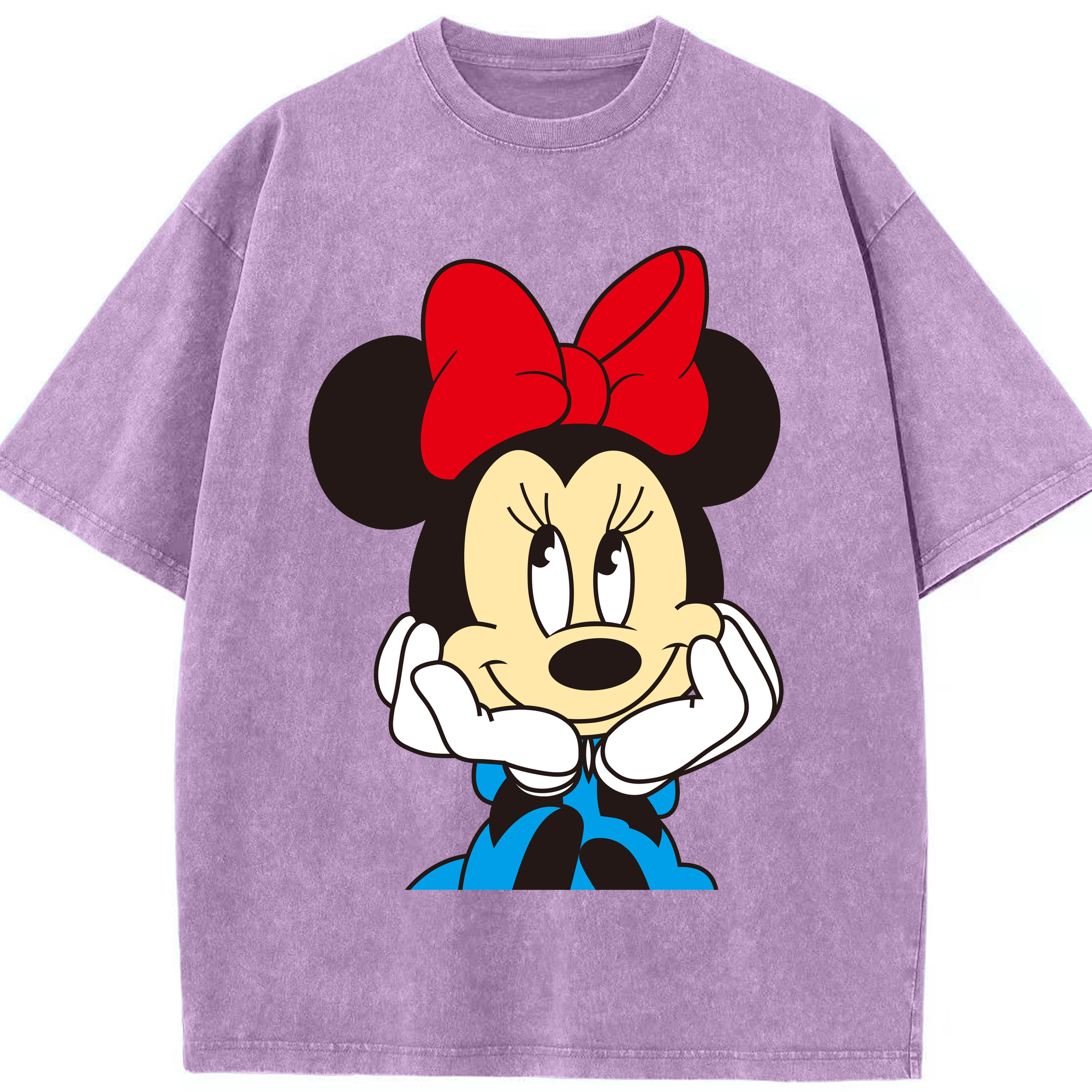 ミッキーマウス Mickey Mouse 綿100% ヴィンテージ風 半袖Tシャツ（フロントプリント）