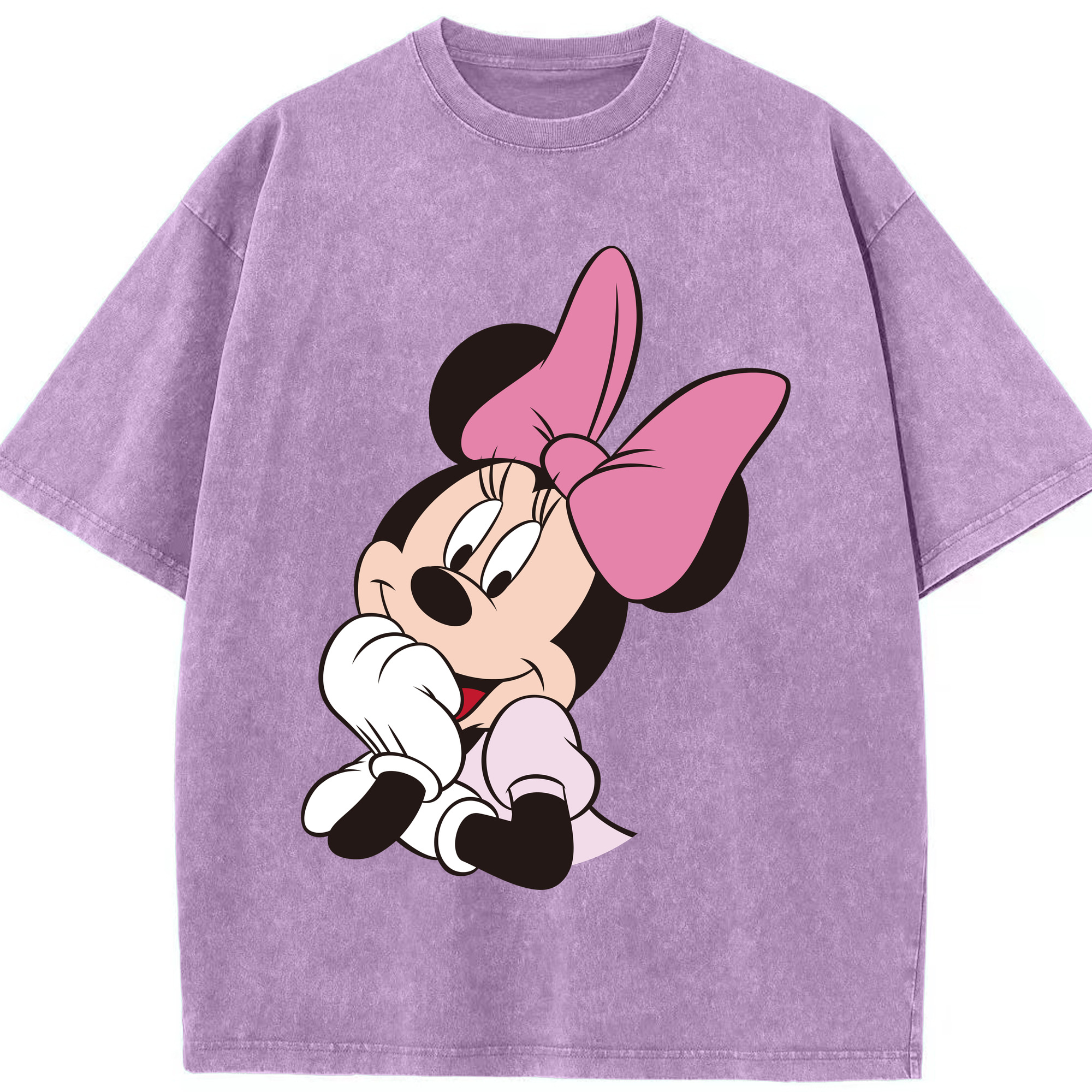 （画像用） ミッキーマウス Mickey Mouse 綿100% ヴィンテージ風 半袖Tシャツ（フロントプリント）