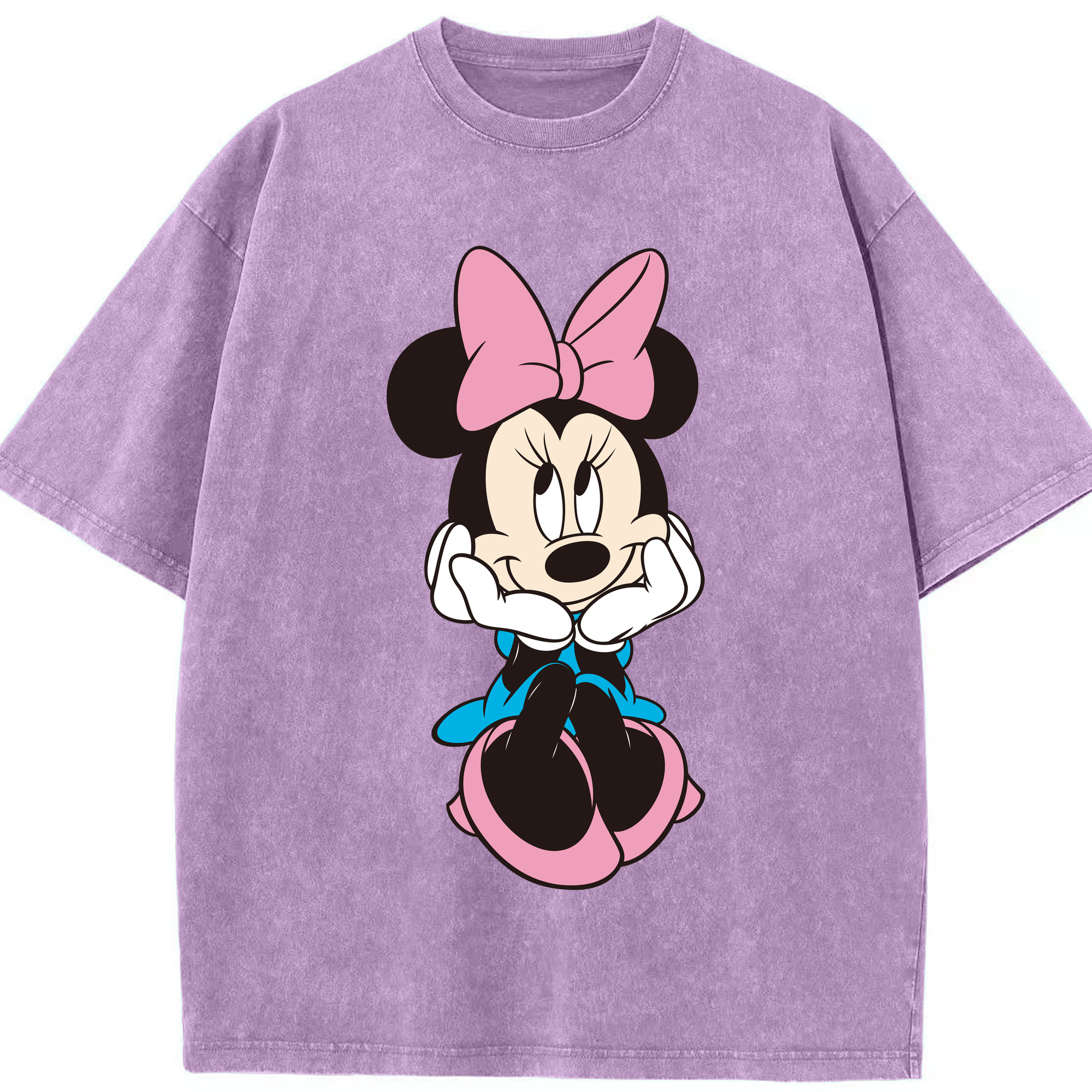 （画像用） ミッキーマウス Mickey Mouse 綿100% ヴィンテージ風 半袖Tシャツ（フロントプリント）