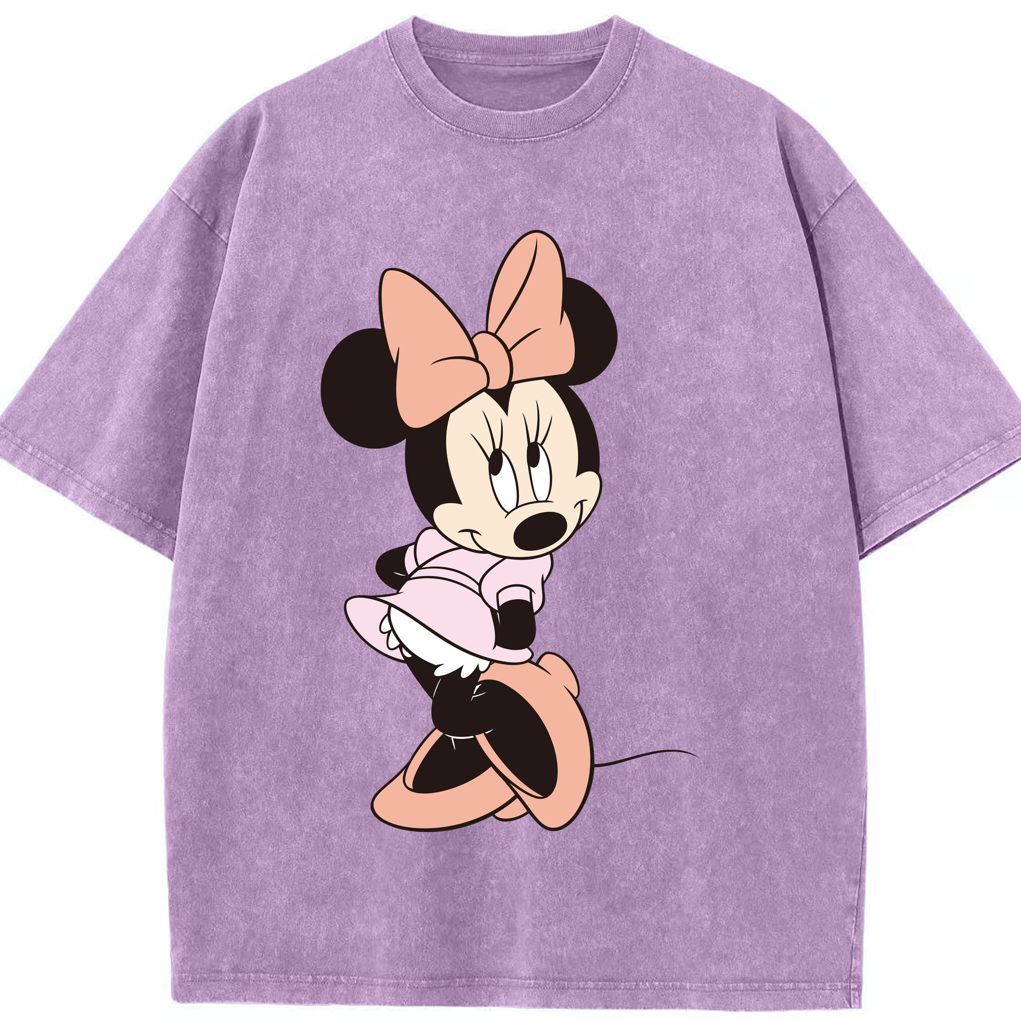 （画像用） ミッキーマウス Mickey Mouse 綿100% ヴィンテージ風 半袖Tシャツ（フロントプリント）
