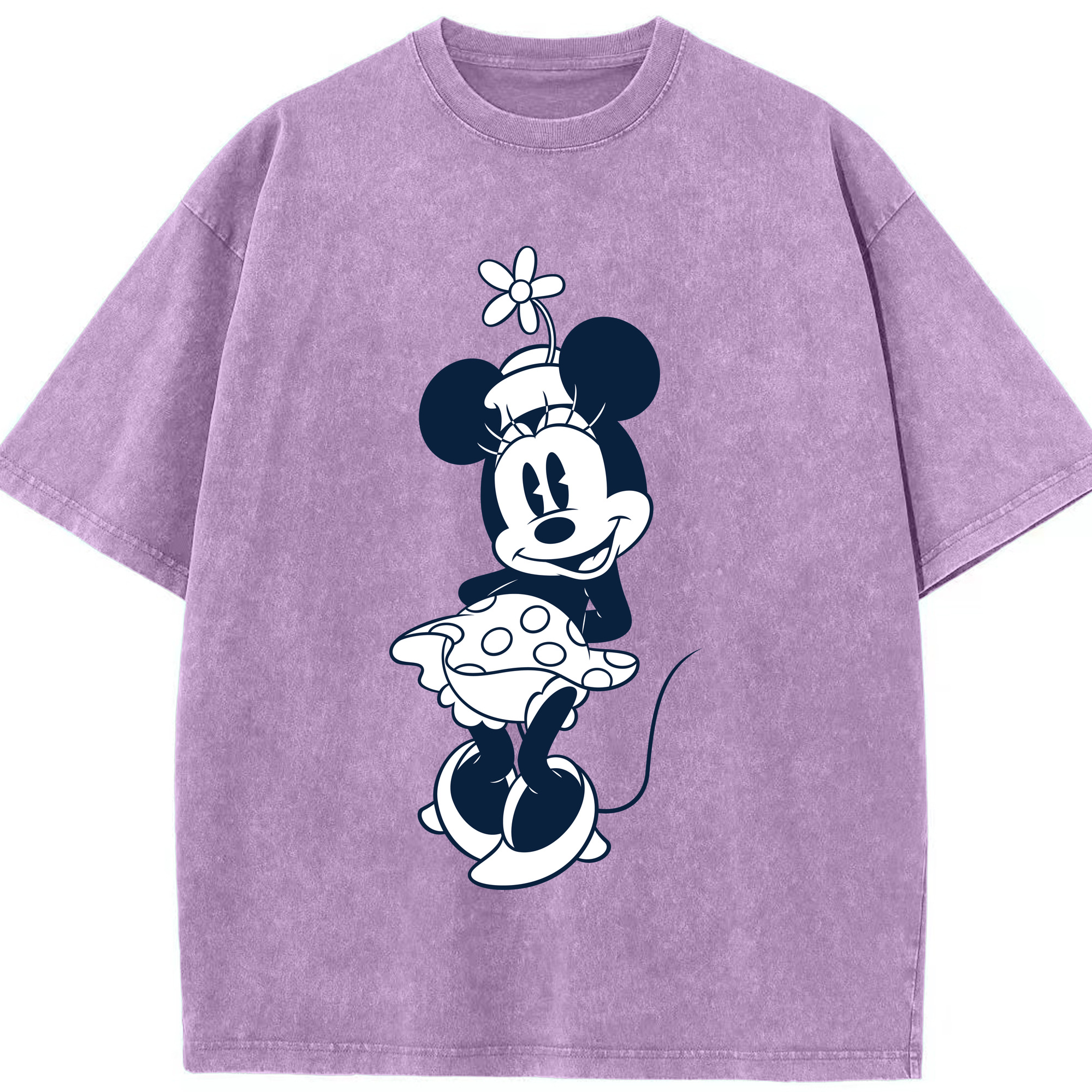 （画像用） ミッキーマウス Mickey Mouse 綿100% ヴィンテージ風 半袖Tシャツ（フロントプリント）