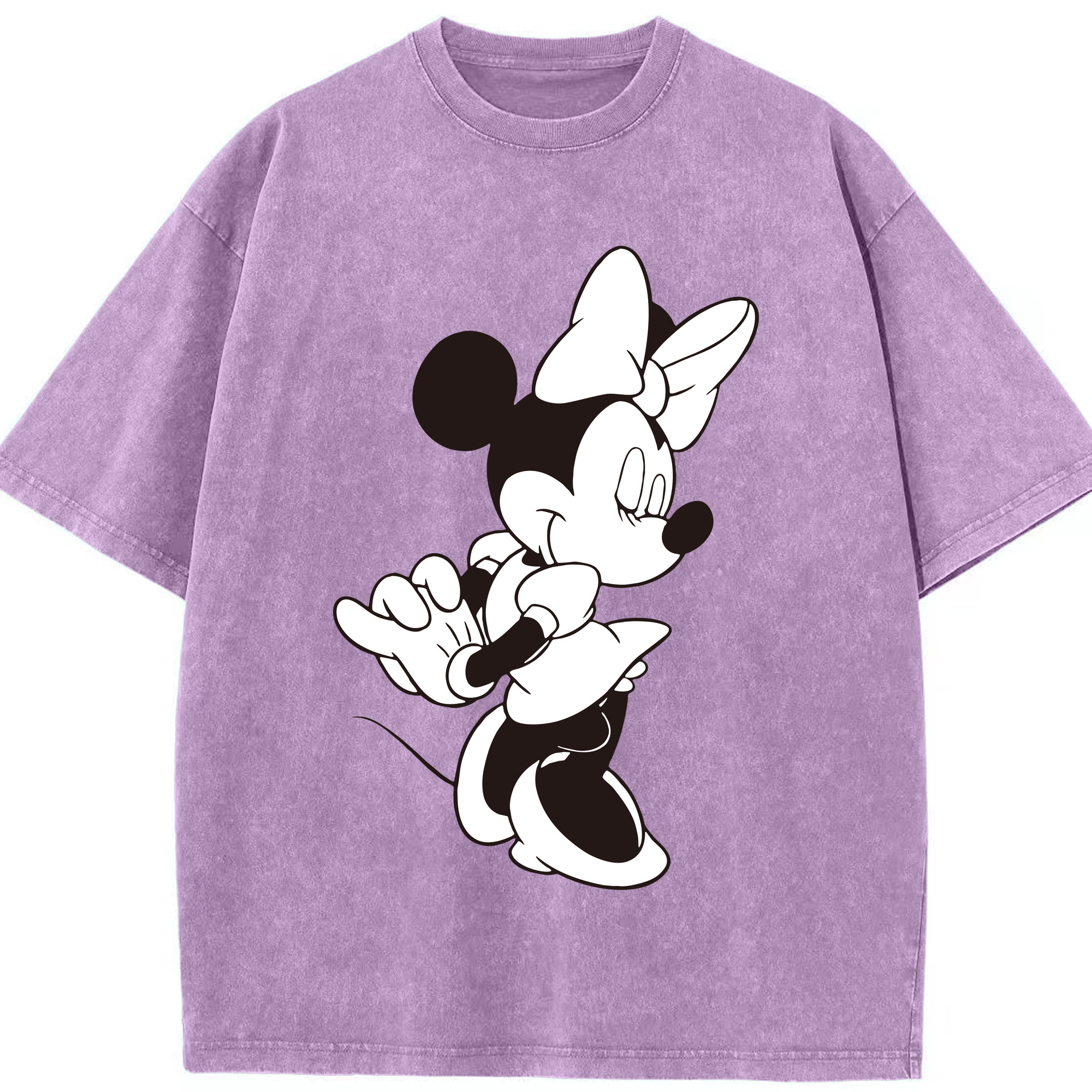 （画像用） ミッキーマウス Mickey Mouse 綿100% ヴィンテージ風 半袖Tシャツ（フロントプリント）