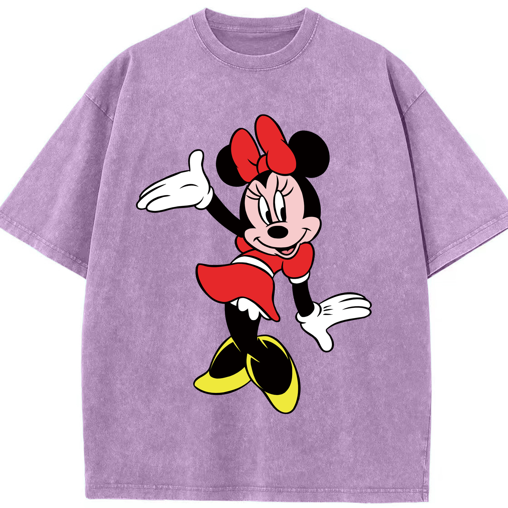 （画像用） ミッキーマウス Mickey Mouse 綿100% ヴィンテージ風 半袖Tシャツ（フロントプリント）