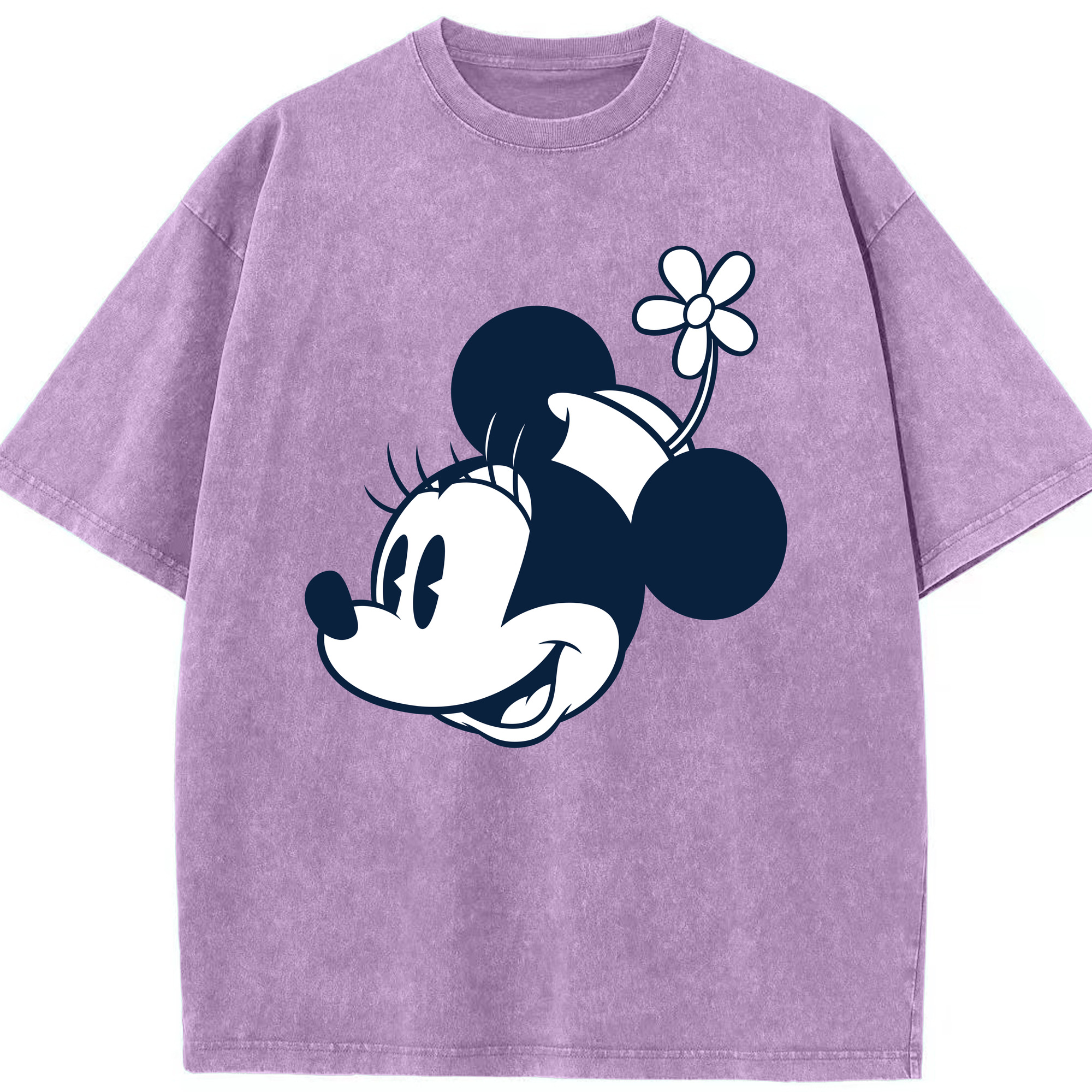 （画像用） ミッキーマウス Mickey Mouse 綿100% ヴィンテージ風 半袖Tシャツ（フロントプリント）