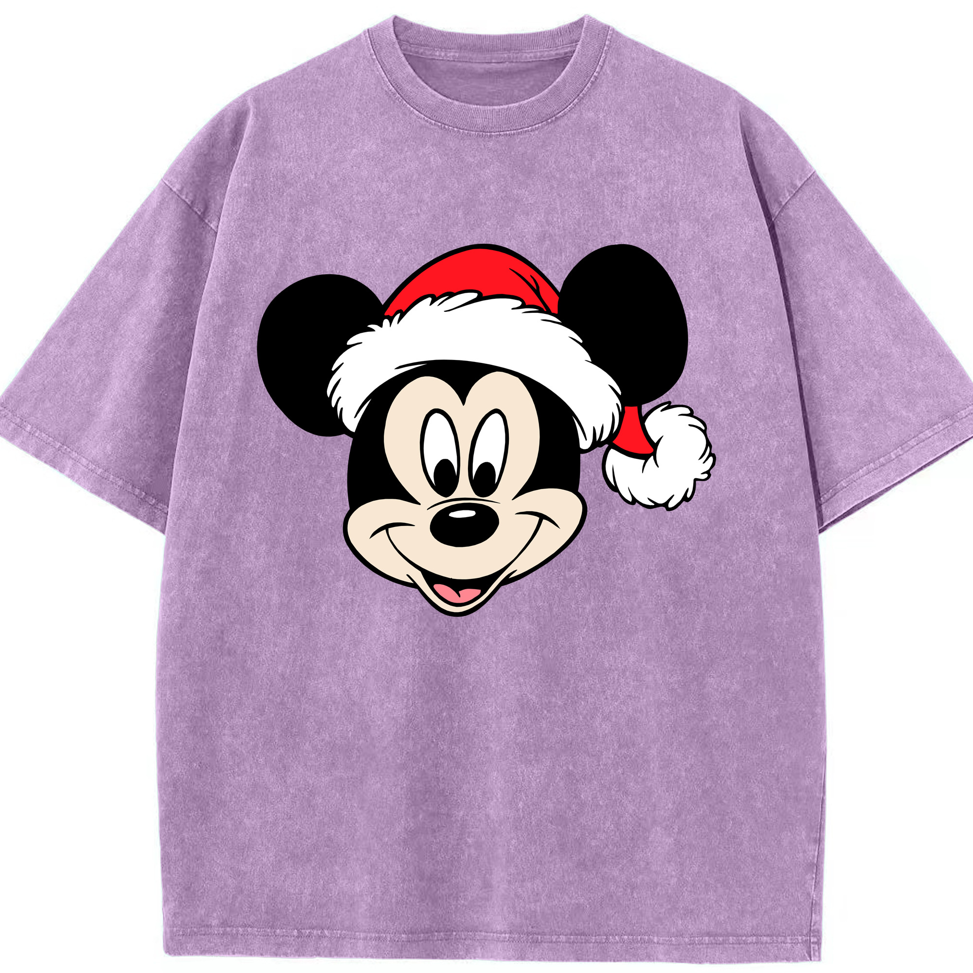 （画像用） ミッキーマウス Mickey Mouse 綿100% ヴィンテージ風 半袖Tシャツ（フロントプリント）