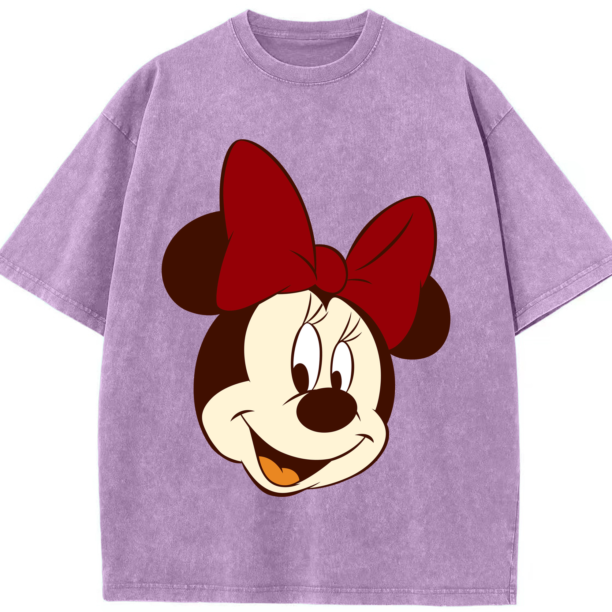 （画像用） ミッキーマウス Mickey Mouse 綿100% ヴィンテージ風 半袖Tシャツ（フロントプリント）