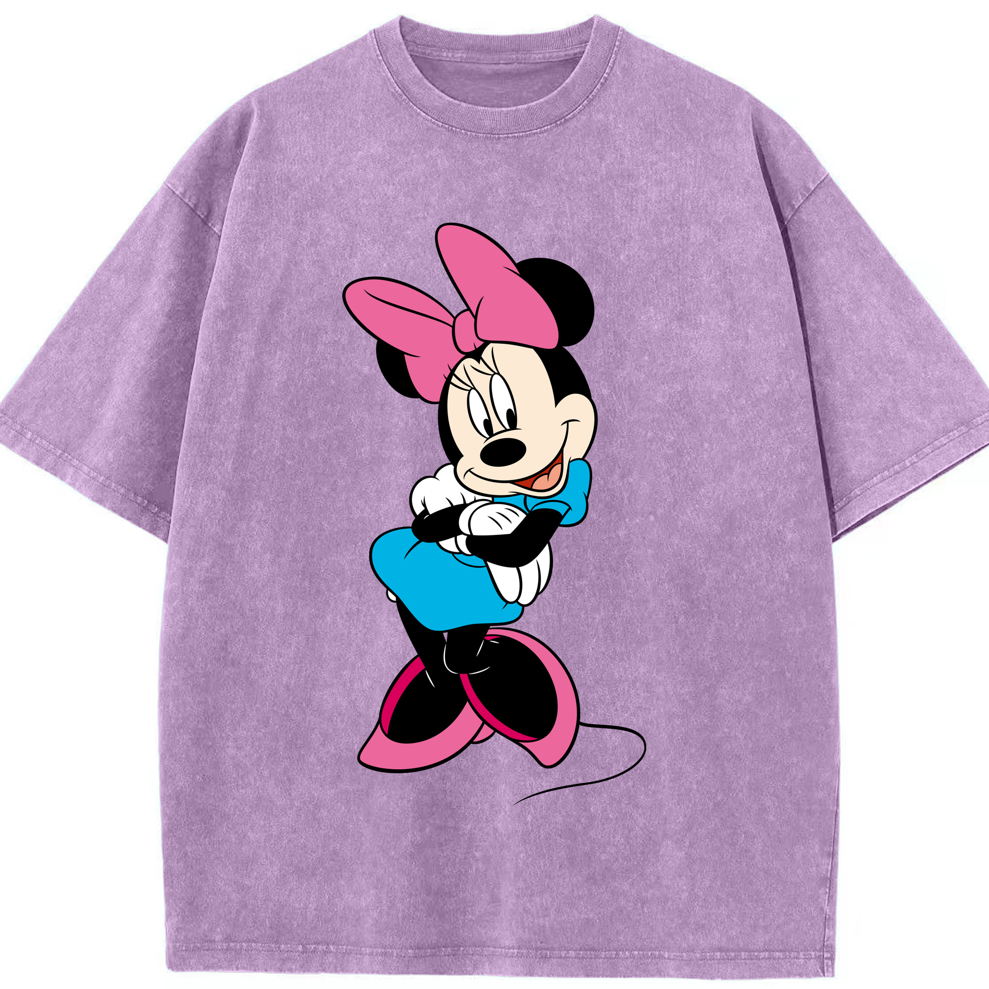 （画像用） ミッキーマウス Mickey Mouse 綿100% ヴィンテージ風 半袖Tシャツ（フロントプリント）