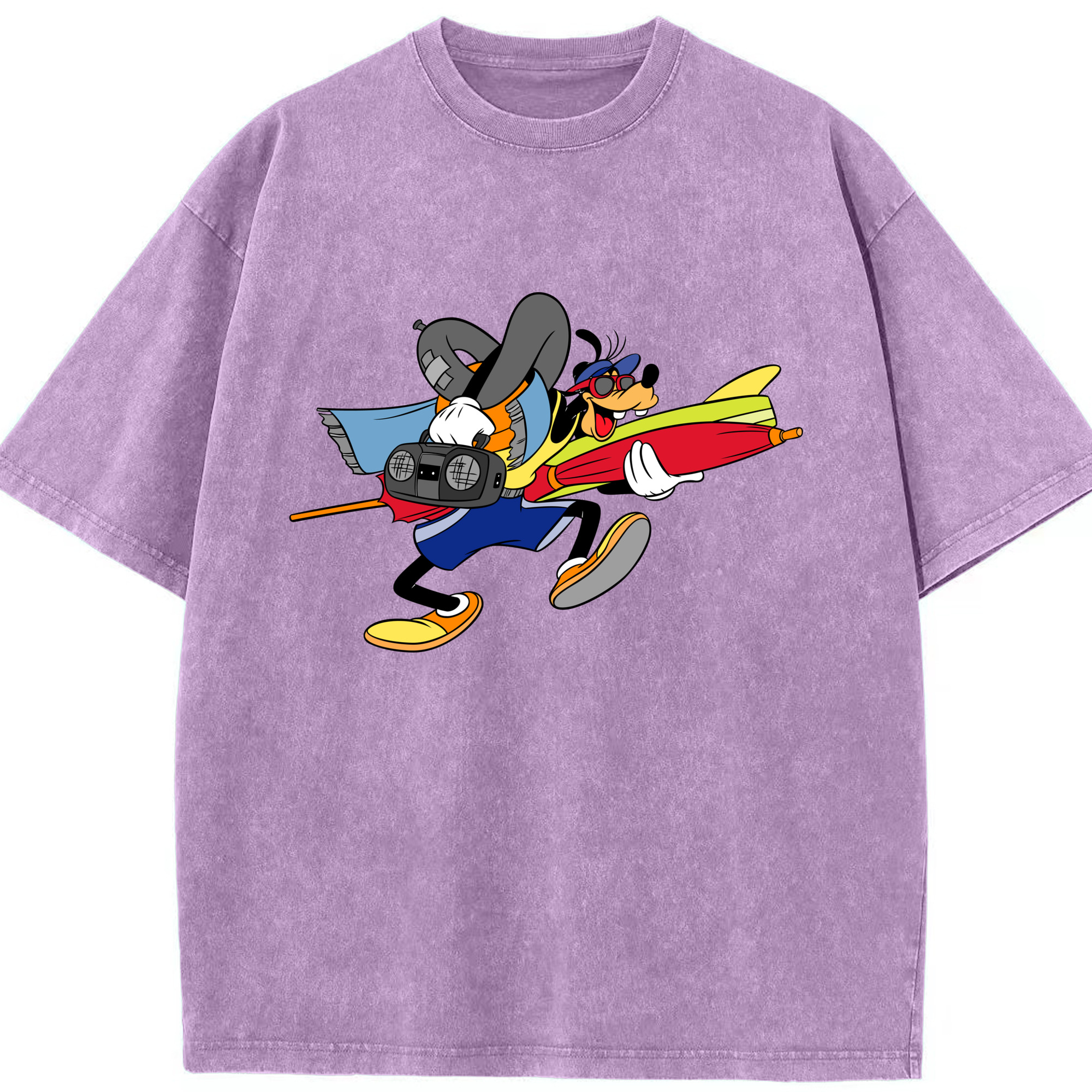 （画像用） ミッキーマウス Mickey Mouse 綿100% ヴィンテージ風 半袖Tシャツ（フロントプリント）