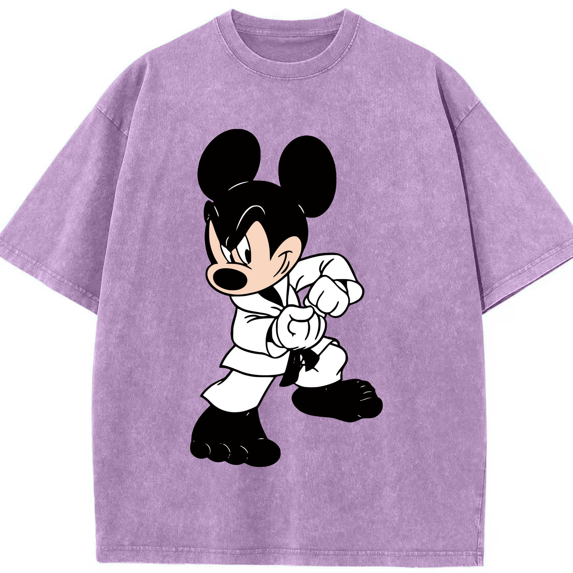 （画像用） ミッキーマウス Mickey Mouse 綿100% ヴィンテージ風 半袖Tシャツ（フロントプリント）