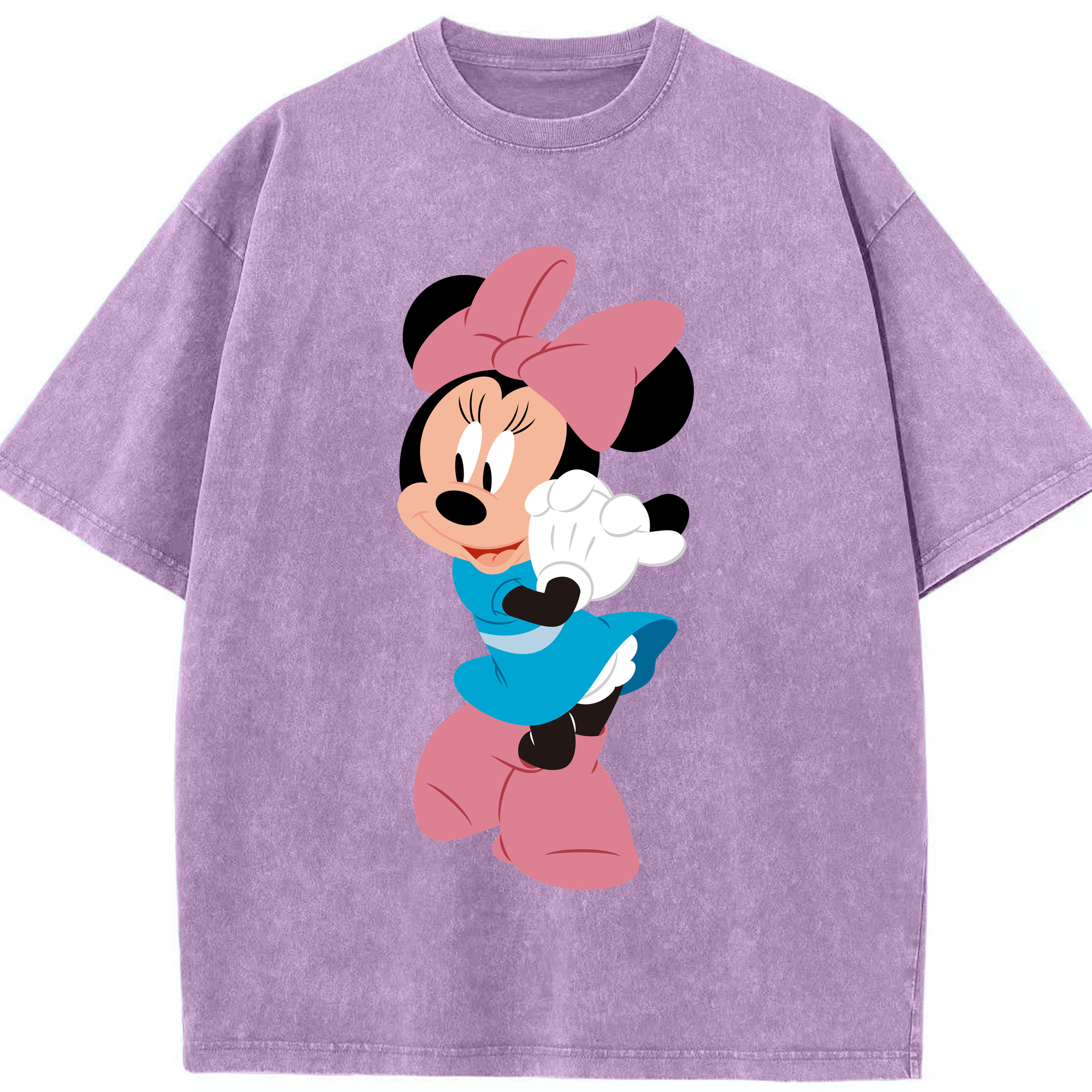 （画像用） ミッキーマウス Mickey Mouse 綿100% ヴィンテージ風 半袖Tシャツ（フロントプリント）