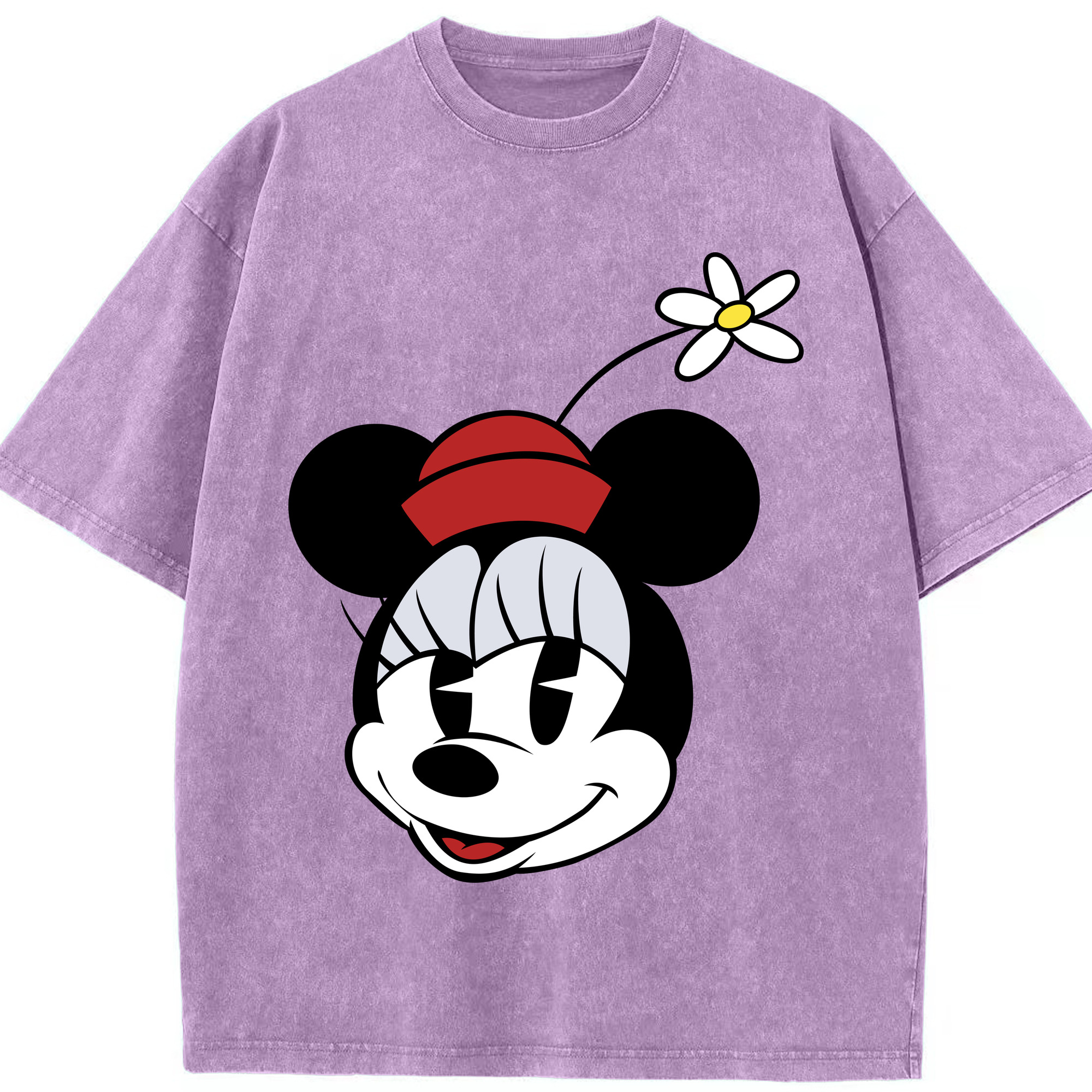 （画像用） ミッキーマウス Mickey Mouse 綿100% ヴィンテージ風 半袖Tシャツ（フロントプリント）