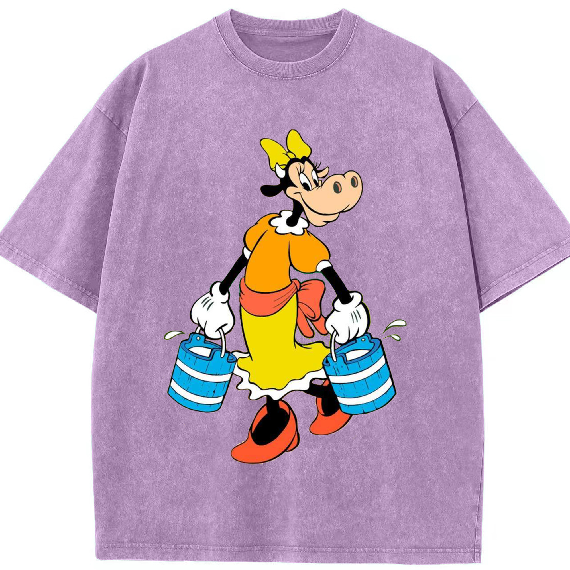 （画像用） ミッキーマウス Mickey Mouse 綿100% ヴィンテージ風 半袖Tシャツ（フロントプリント）