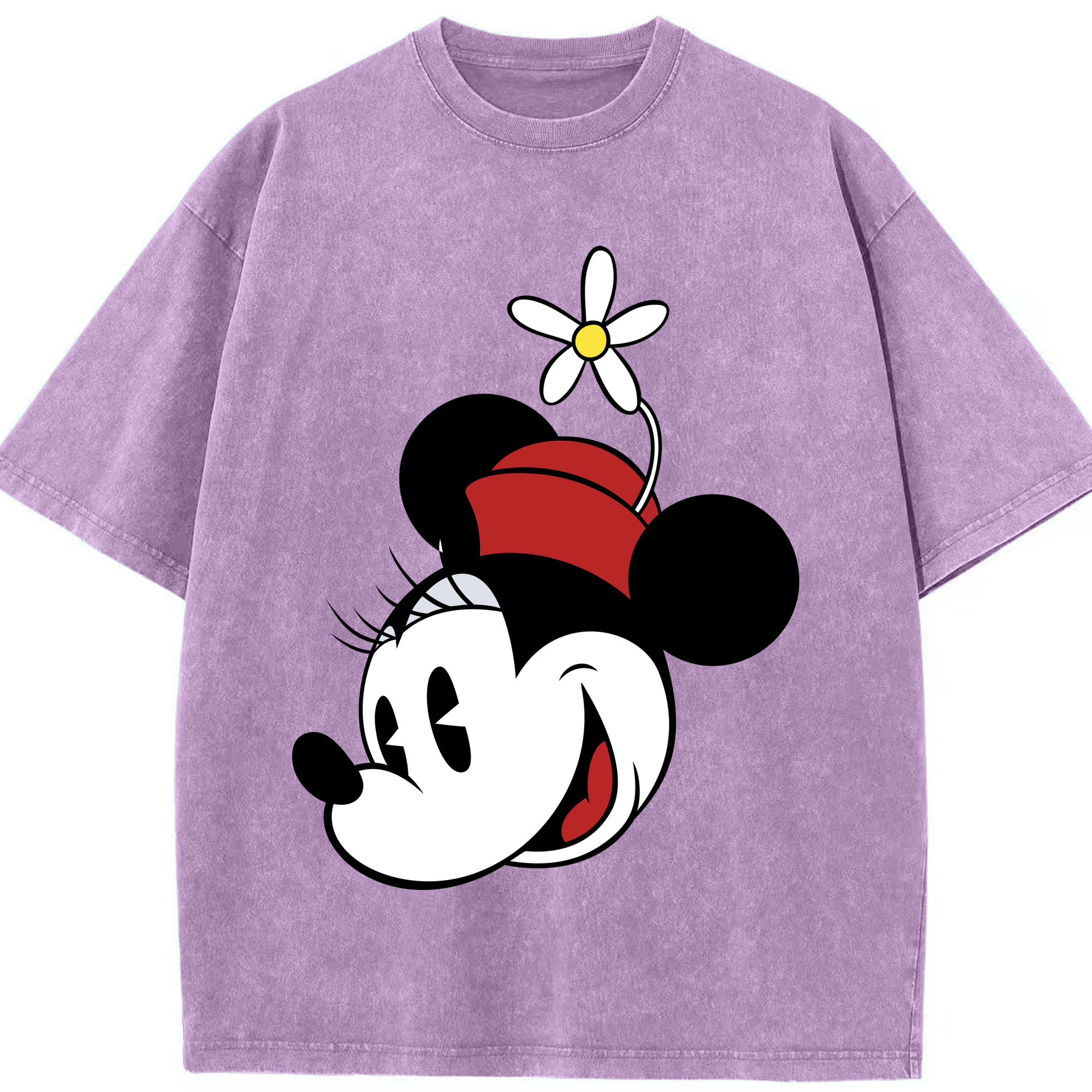 （画像用） ミッキーマウス Mickey Mouse 綿100% ヴィンテージ風 半袖Tシャツ（フロントプリント）