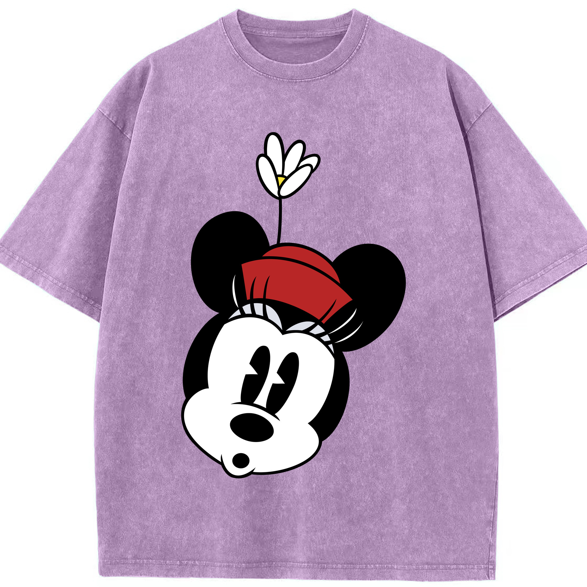 （画像用） ミッキーマウス Mickey Mouse 綿100% ヴィンテージ風 半袖Tシャツ（フロントプリント）
