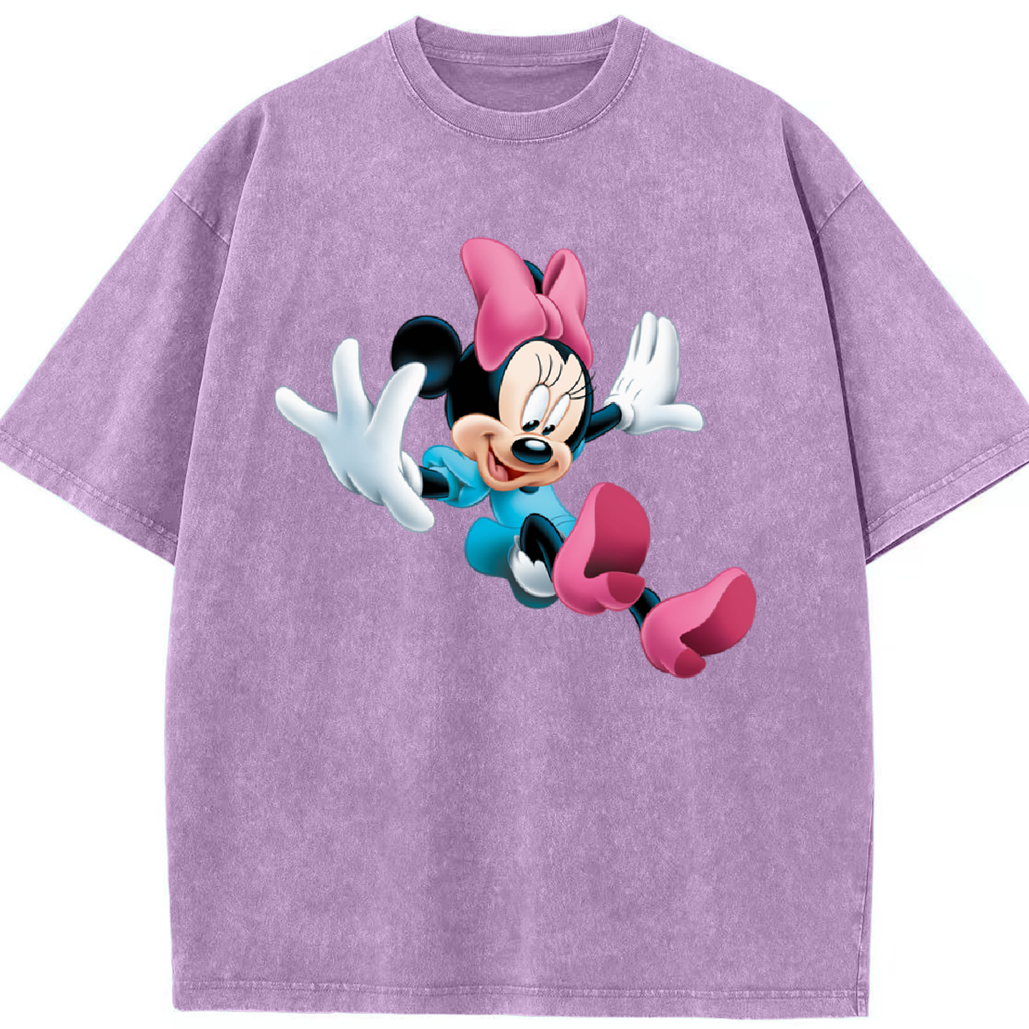 （画像用） ミッキーマウス Mickey Mouse 綿100% ヴィンテージ風 半袖Tシャツ（フロントプリント）