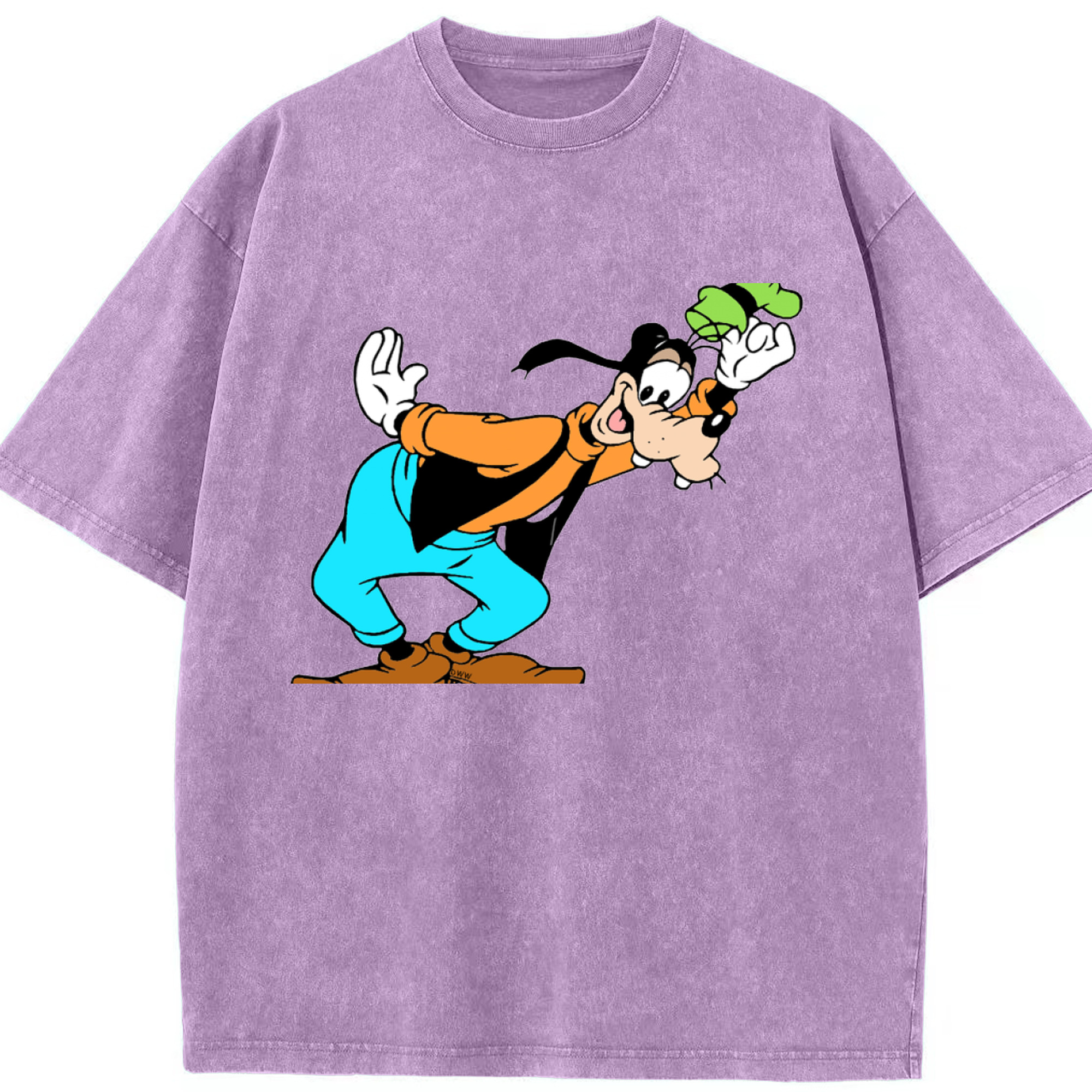 （画像用） ミッキーマウス Mickey Mouse 綿100% ヴィンテージ風 半袖Tシャツ（フロントプリント）