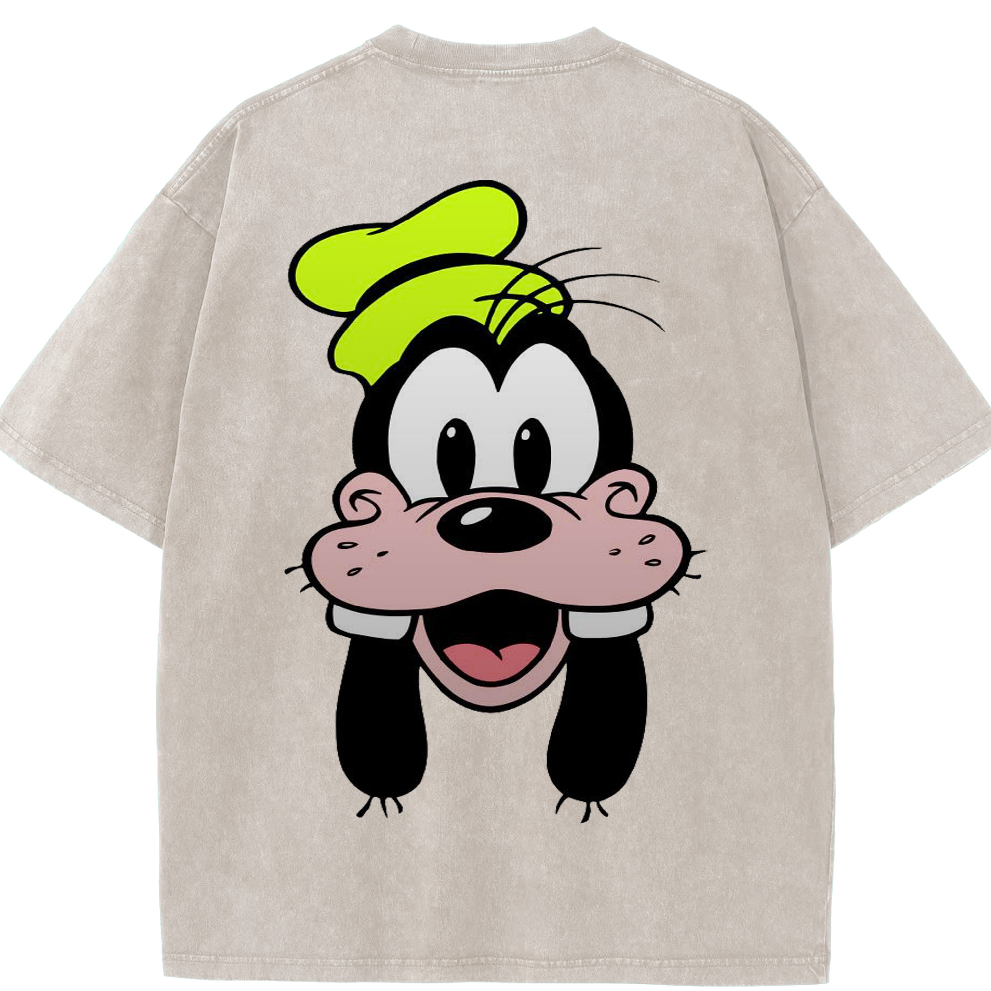 （画像用） ミッキーマウス Mickey Mouse 綿100% ヴィンテージ風 半袖Tシャツ（背面プリント）