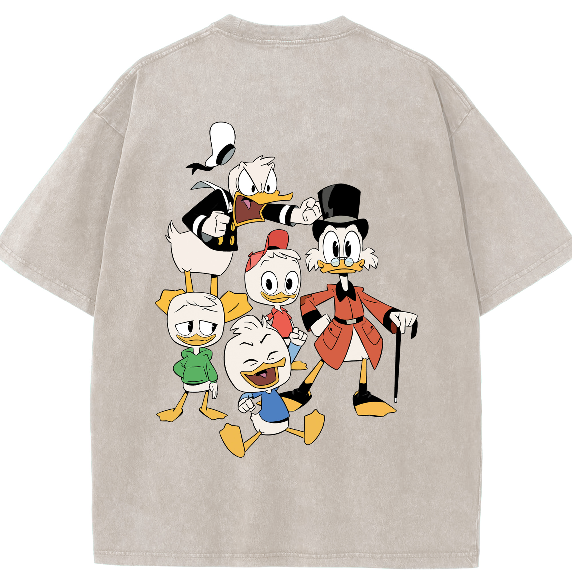（画像用） ミッキーマウス Mickey Mouse 綿100% ヴィンテージ風 半袖Tシャツ（背面プリント）