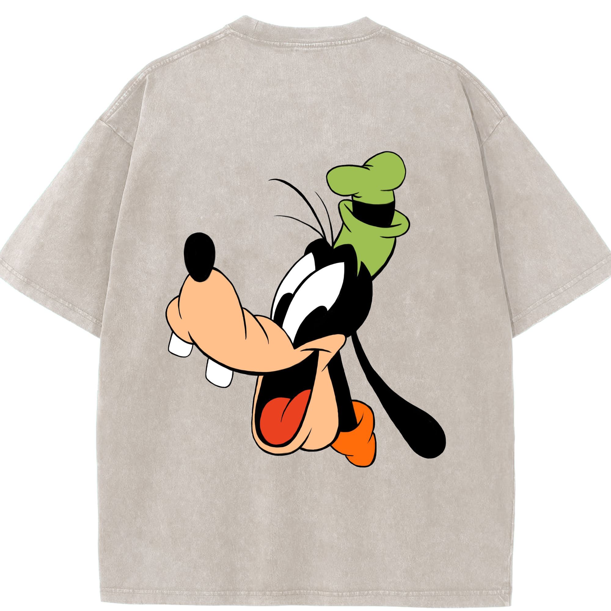 （画像用） ミッキーマウス Mickey Mouse 綿100% ヴィンテージ風 半袖Tシャツ（背面プリント）