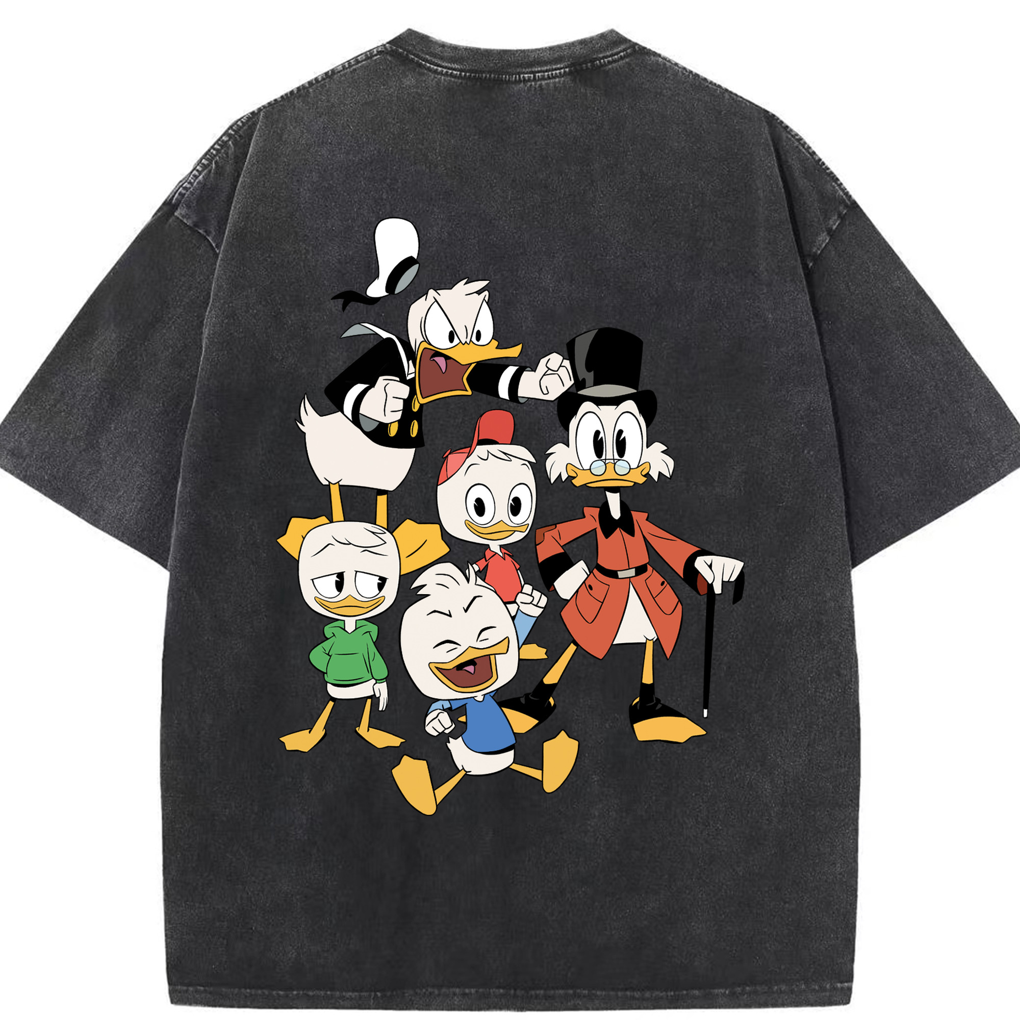 （画像用） ミッキーマウス Mickey Mouse 綿100% ヴィンテージ風 半袖Tシャツ（背面プリント）