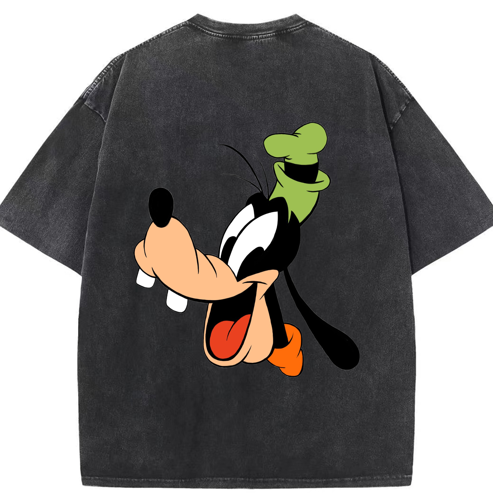 （画像用） ミッキーマウス Mickey Mouse 綿100% ヴィンテージ風 半袖Tシャツ（背面プリント）