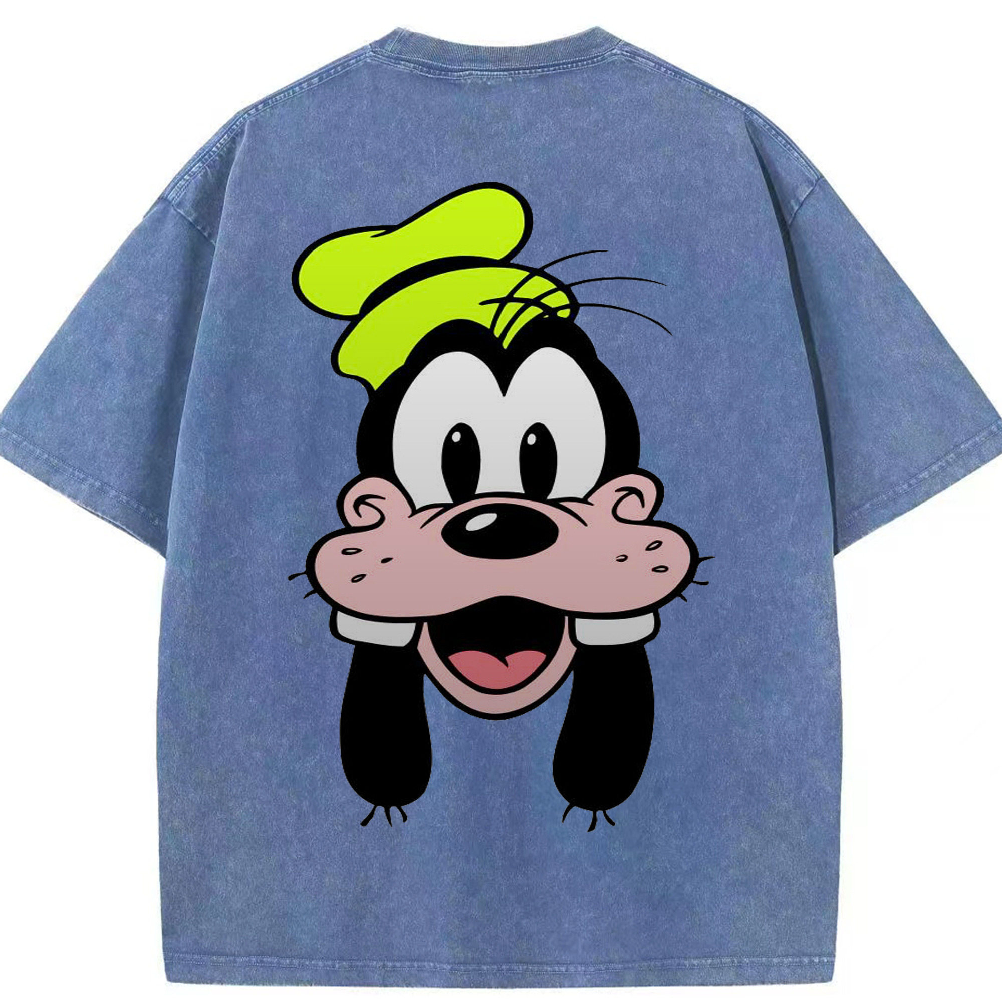 （画像用） ミッキーマウス Mickey Mouse 綿100% ヴィンテージ風 半袖Tシャツ（背面プリント）