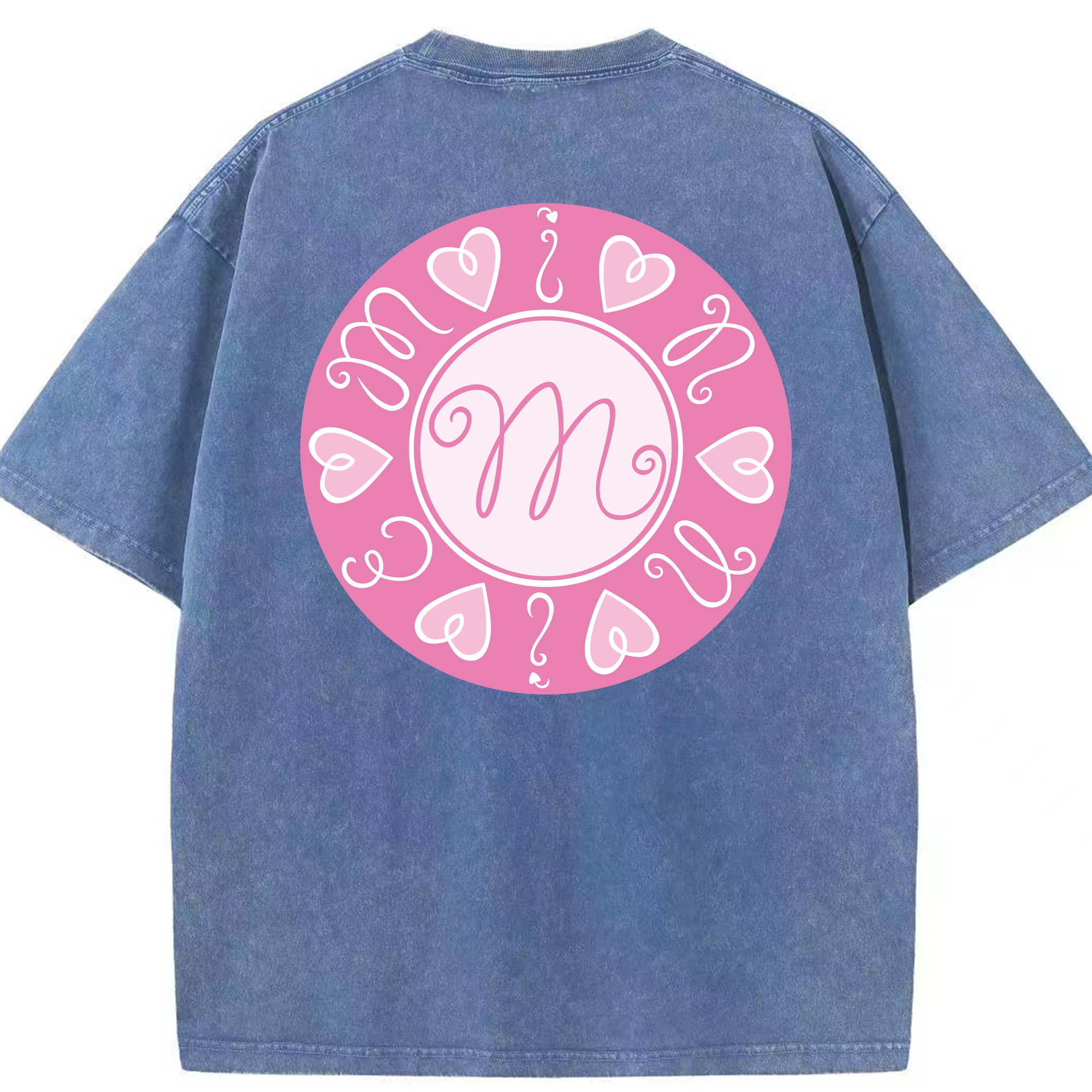 （画像用） ミッキーマウス Mickey Mouse 綿100% ヴィンテージ風 半袖Tシャツ（背面プリント）