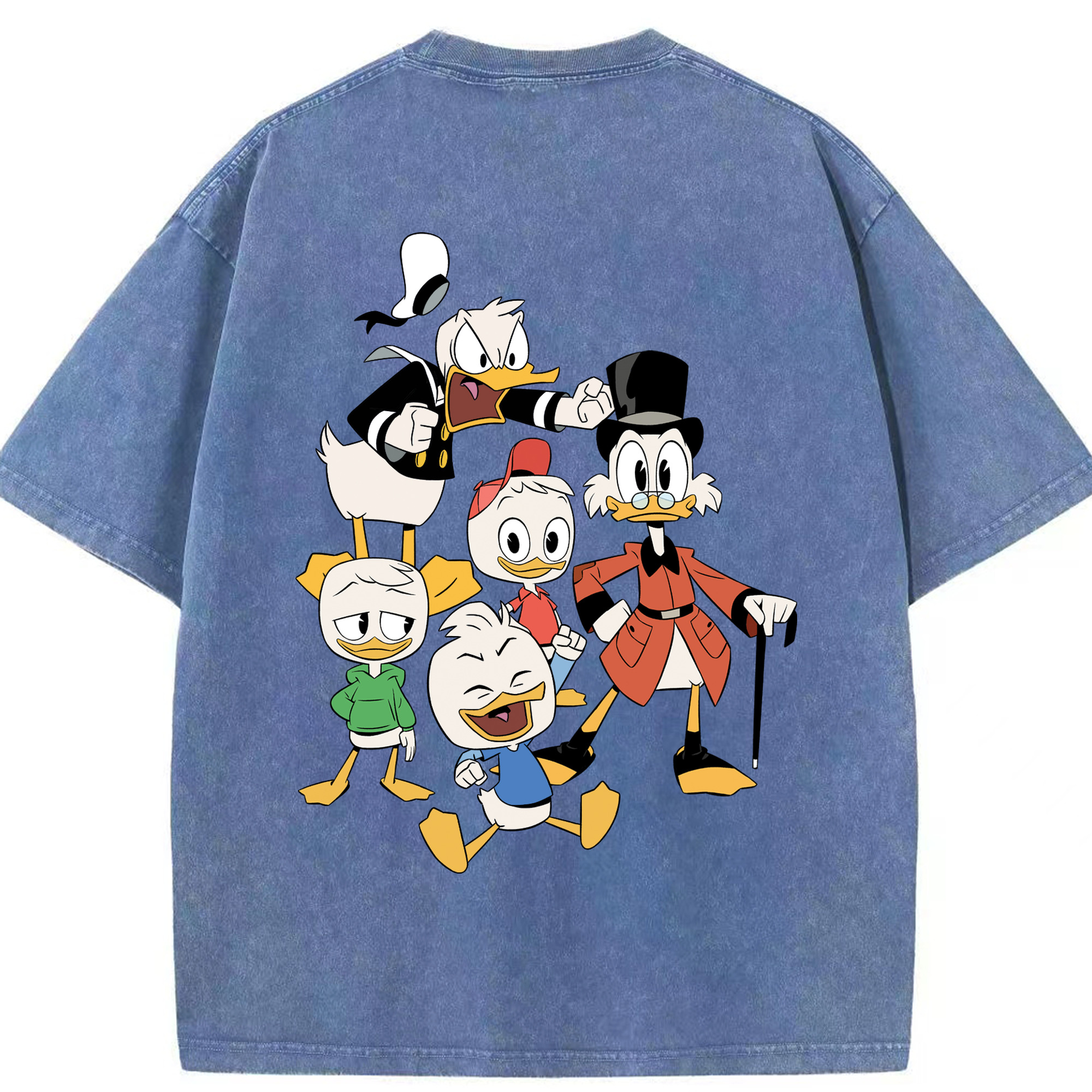 （画像用） ミッキーマウス Mickey Mouse 綿100% ヴィンテージ風 半袖Tシャツ（背面プリント）