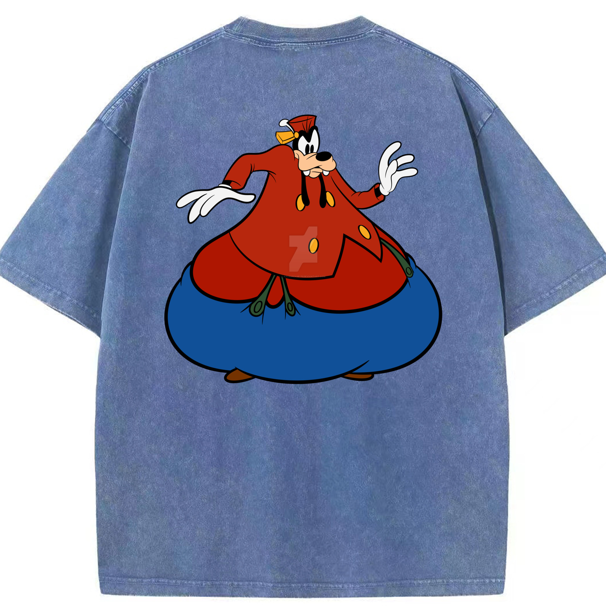 （画像用） ミッキーマウス Mickey Mouse 綿100% ヴィンテージ風 半袖Tシャツ（背面プリント）