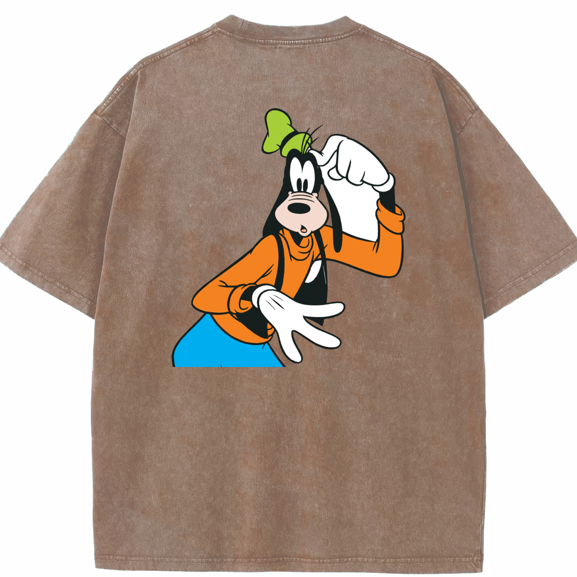 （画像用） ミッキーマウス Mickey Mouse 綿100% ヴィンテージ風 半袖Tシャツ（背面プリント）