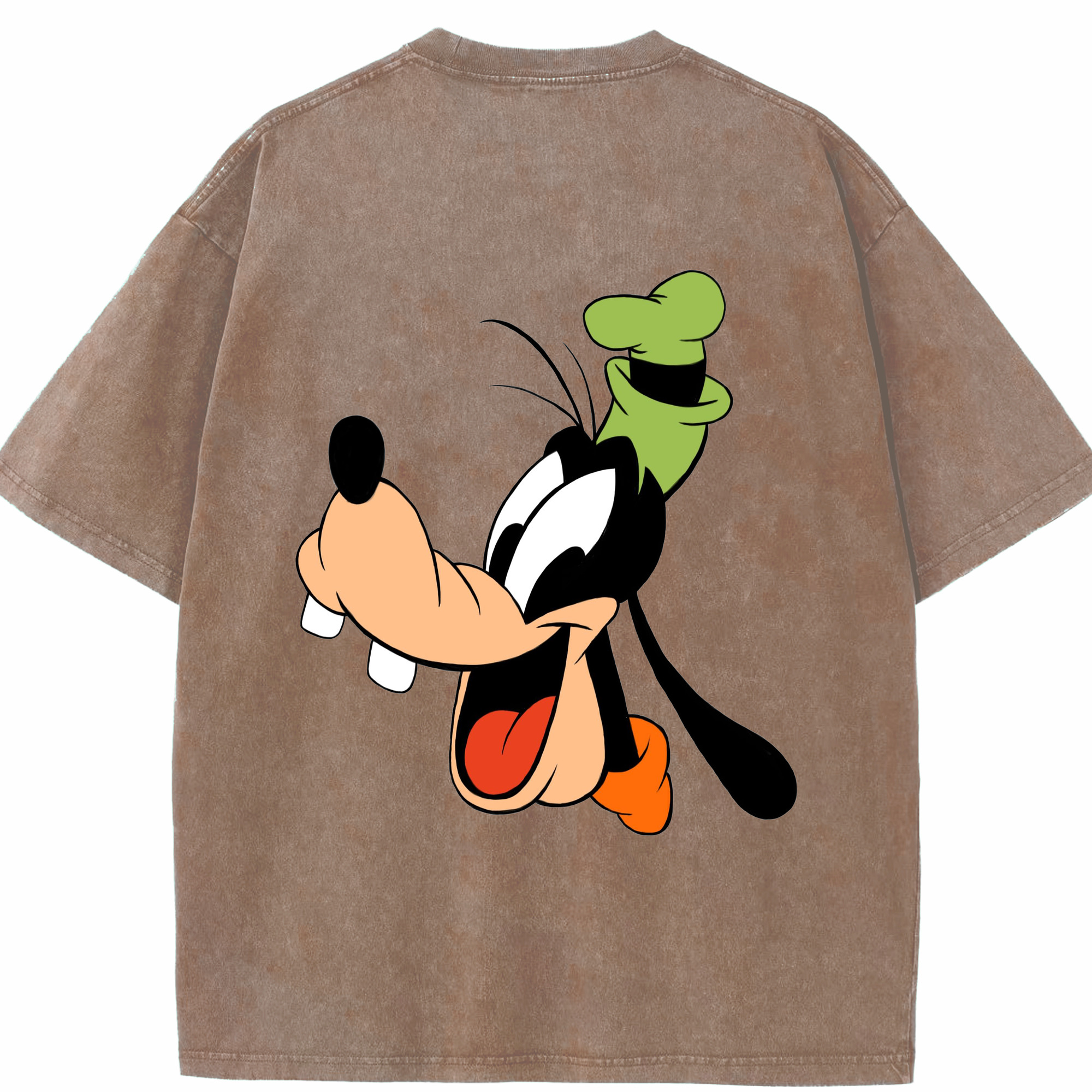 （画像用） ミッキーマウス Mickey Mouse 綿100% ヴィンテージ風 半袖Tシャツ（背面プリント）